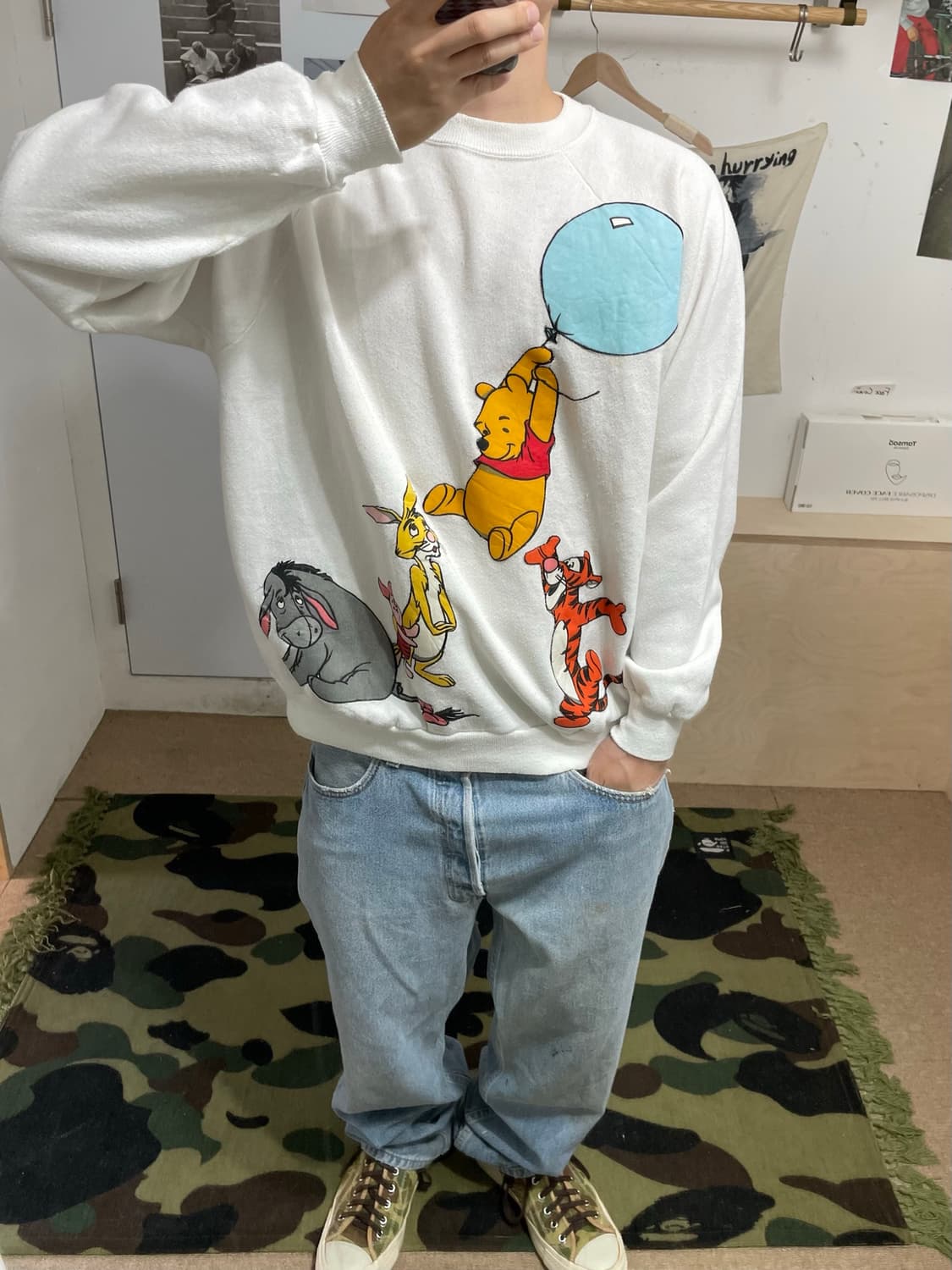 90‘s 헤인즈 푸 스웻 (XL) 상품이미지1