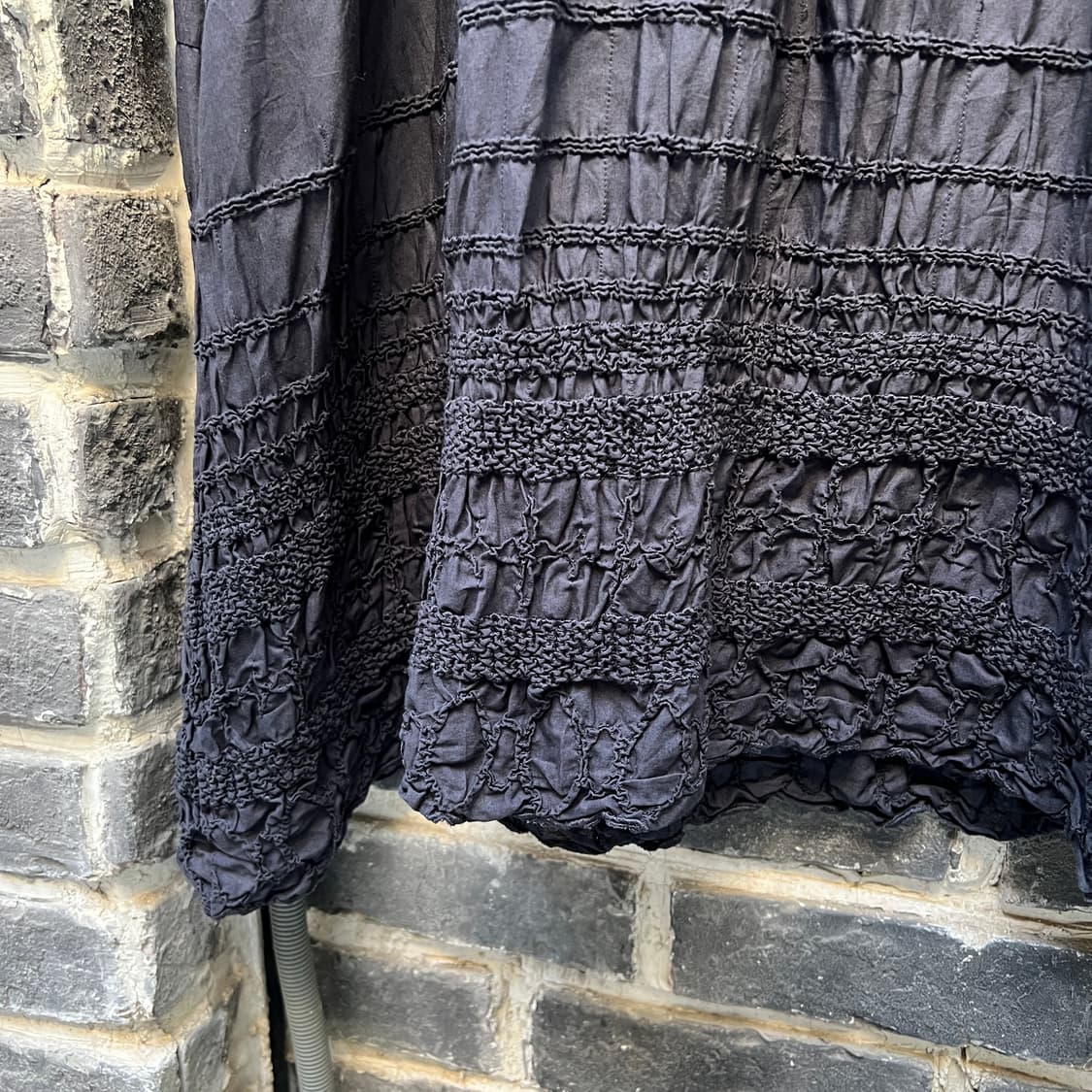 플랜테이션 by 이세이미야케 레이스 셔링 원피스 상품이미지4