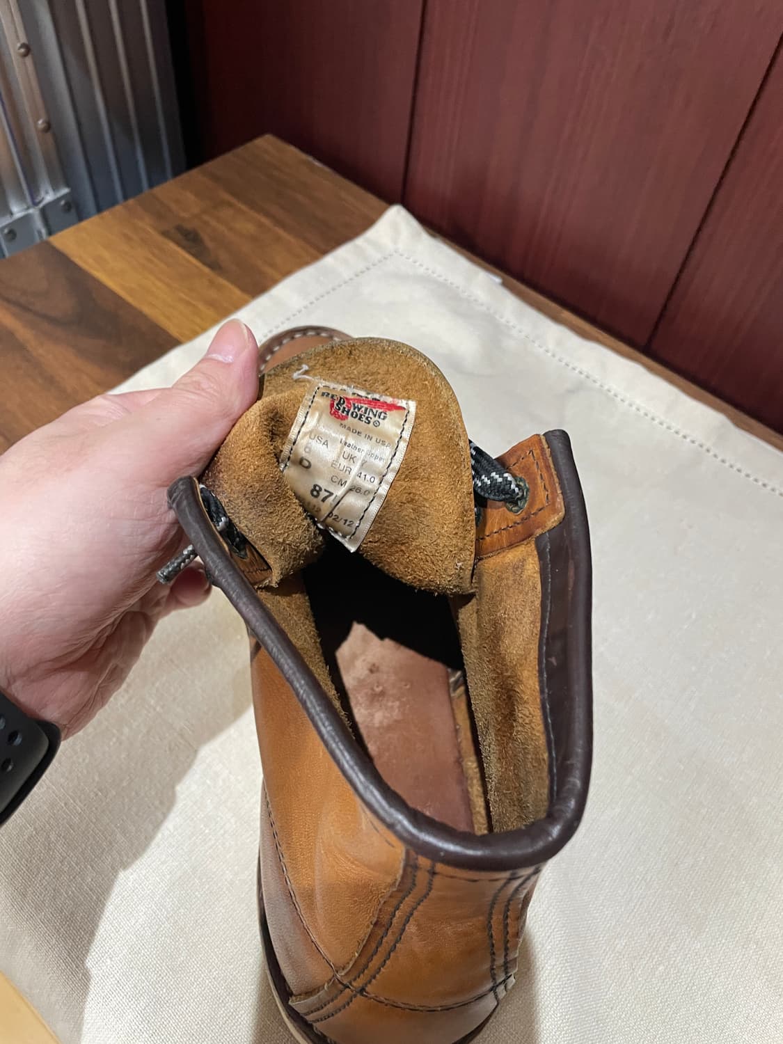 레드윙 목토 부츠 875 브라운 260mm 상품이미지4