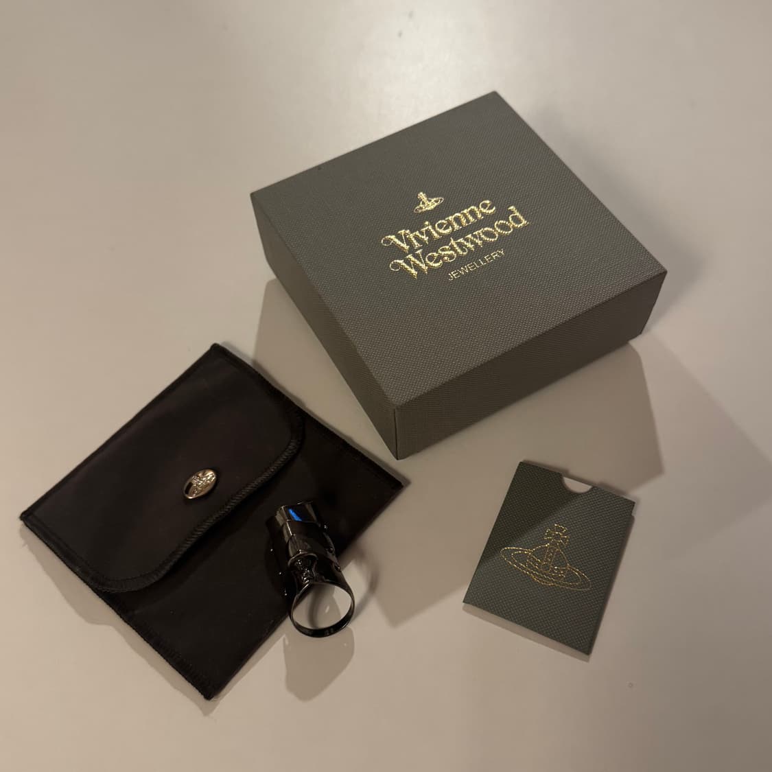 [풀구성]비비안웨스트우드 아머링 건메탈 상품이미지1