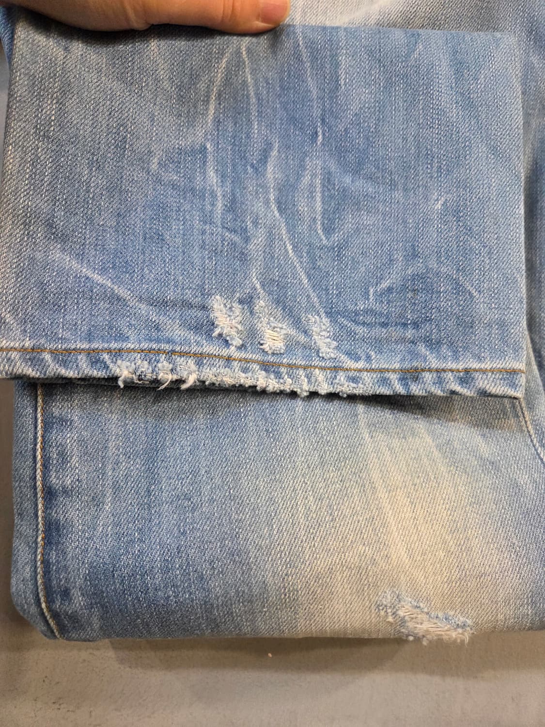 G-Star Raw 3301 데님 워싱진(W33/L32) 상품이미지8