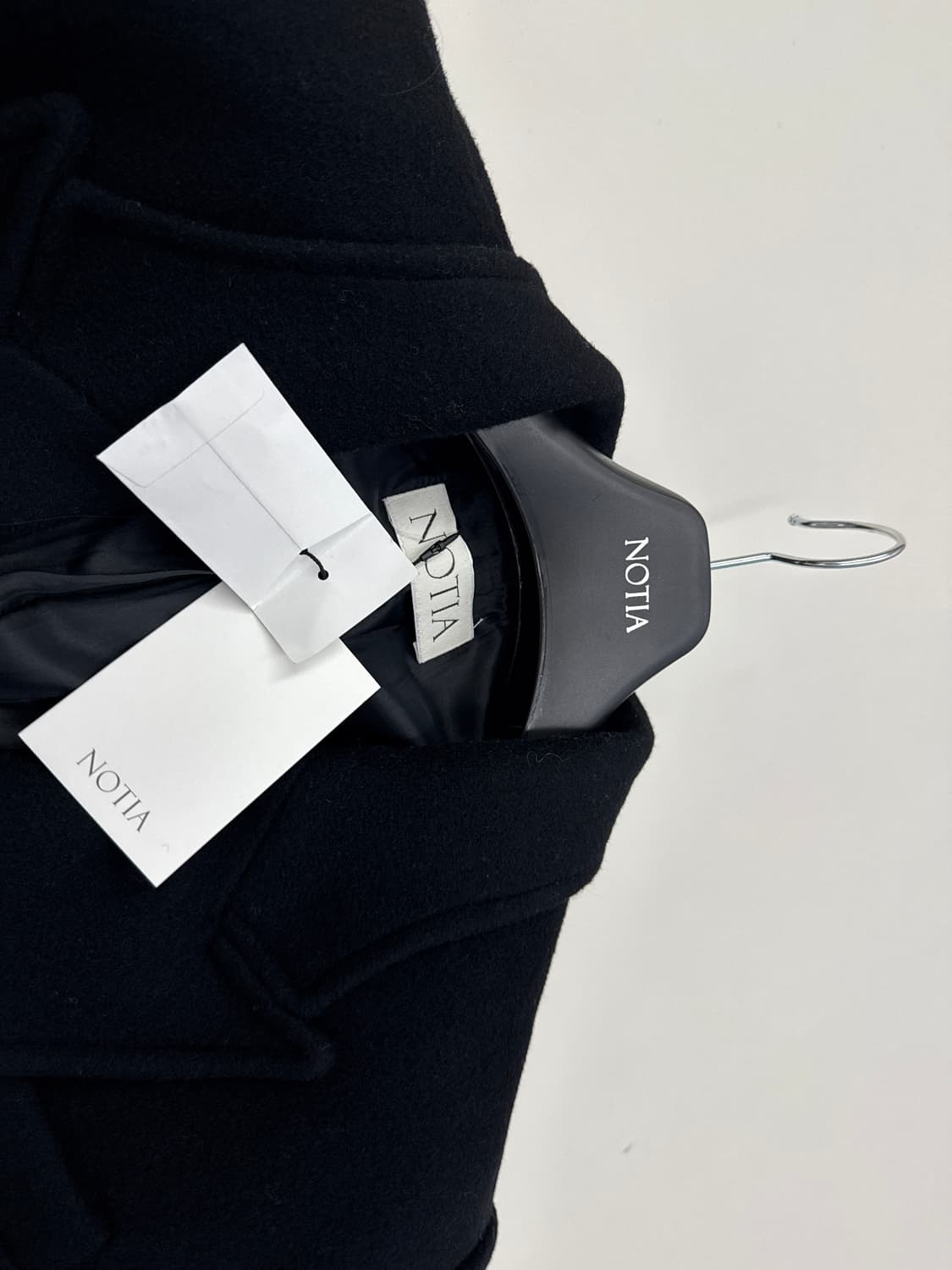 노티아 캐시미어 더블코트 미듐(텍있는 새상품) 상품이미지7