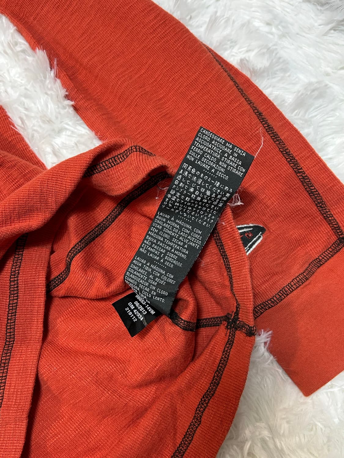 Harley Davidson orange waffle big hoodie 상품이미지3