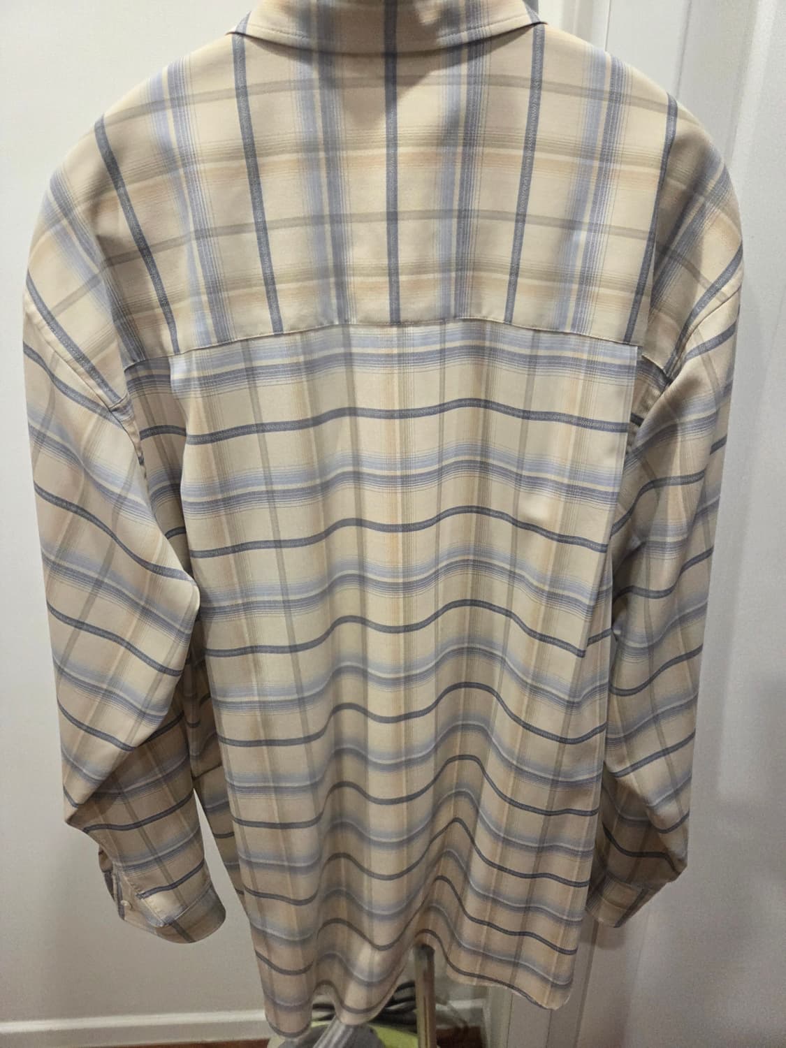 24SS 오라리 슈퍼라이트 울 체크 셔츠 3사이즈 상품이미지2