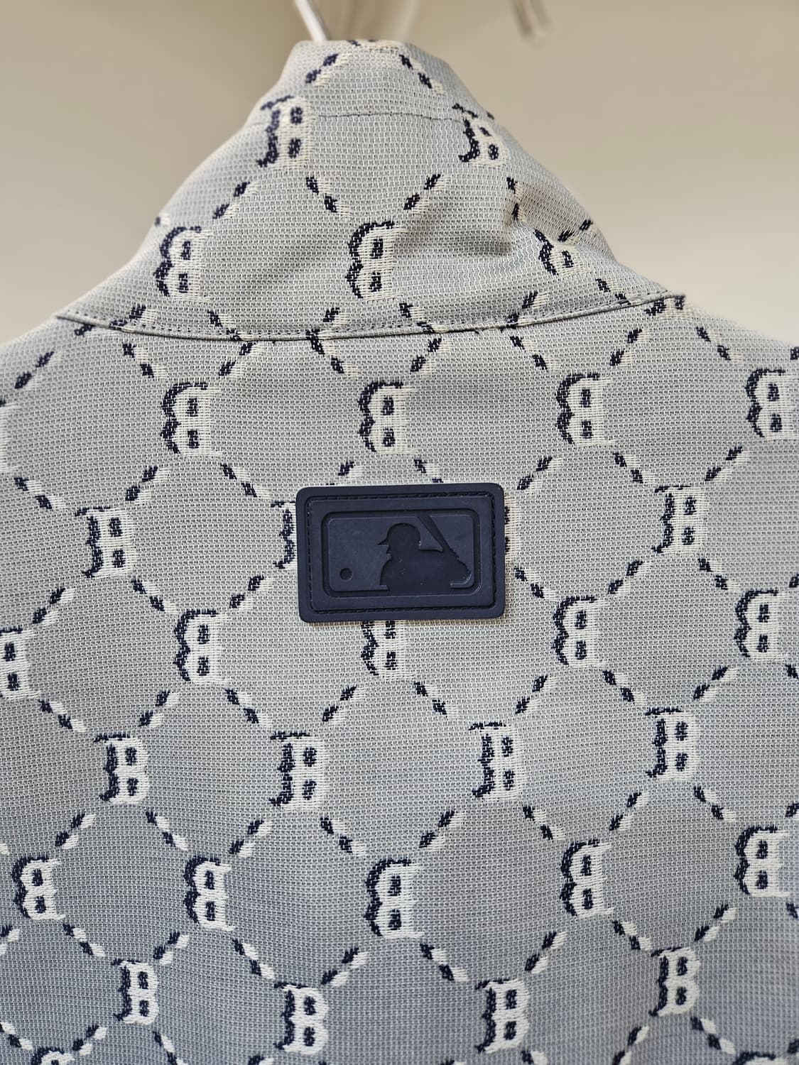 MLB 보스턴 다이아모노그램 자카드 바람막이 상품이미지5