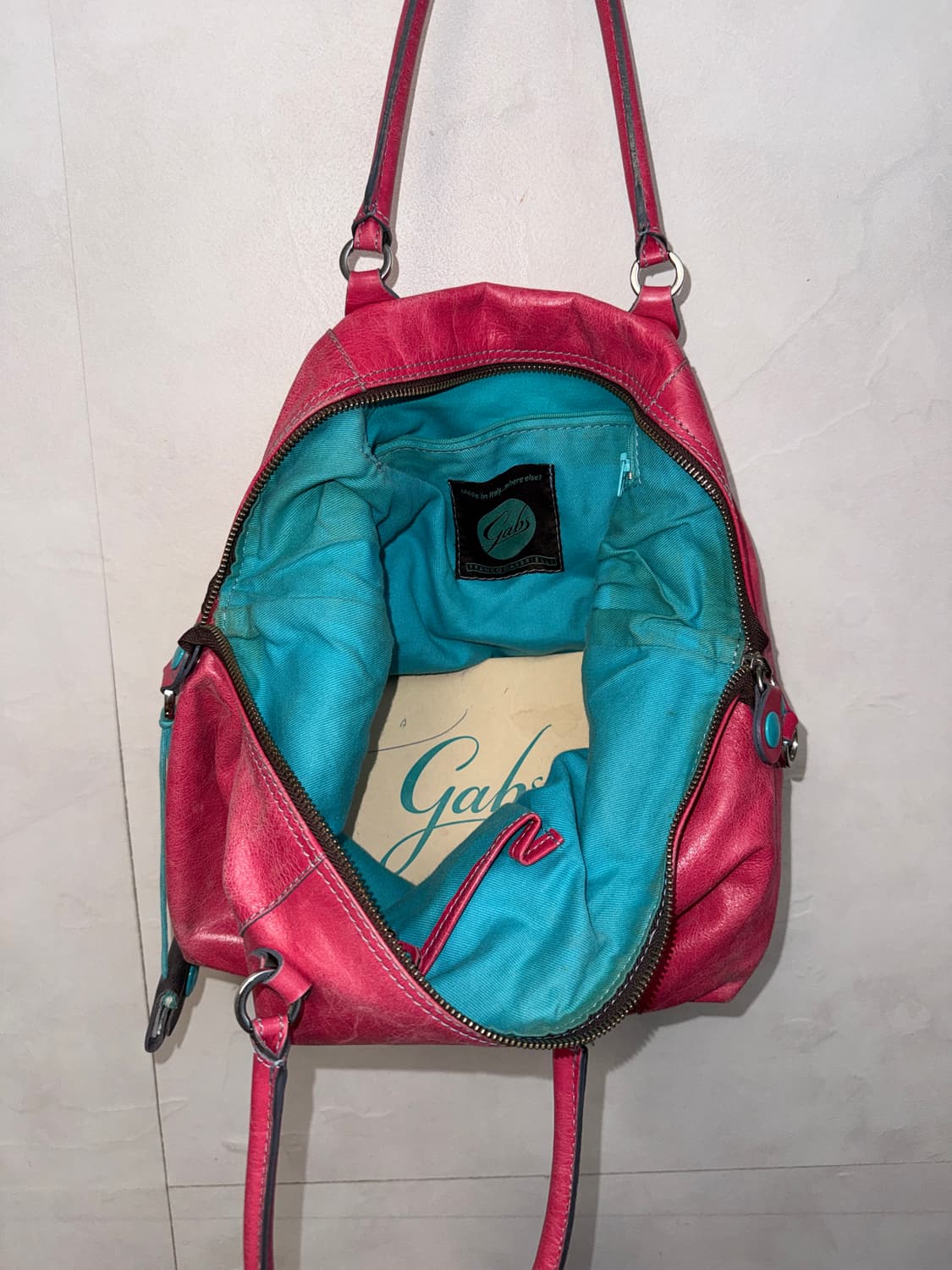GABS cherry blue button shoulder bag  상품이미지7