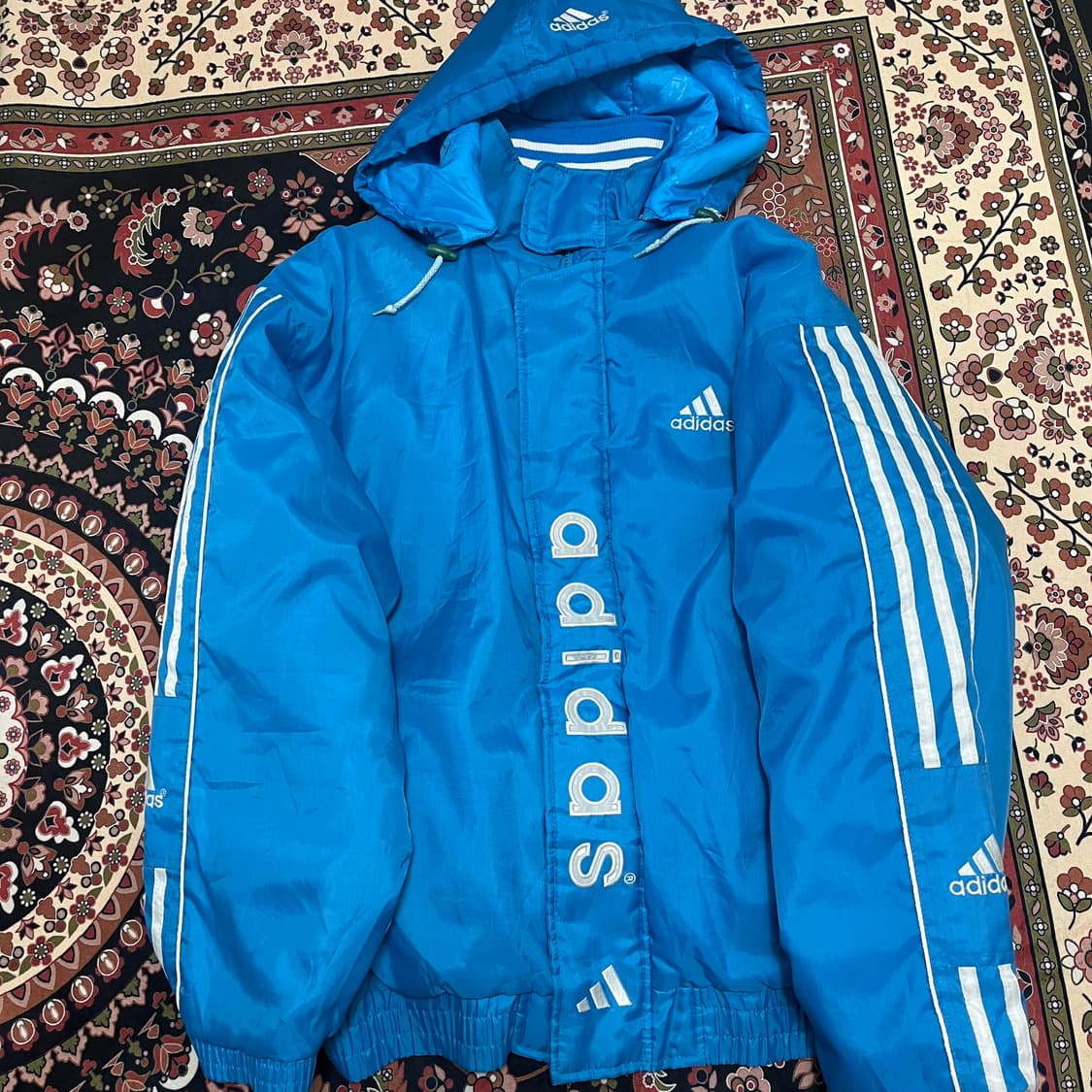 아디다스 올드스쿨 빅로고 바람막이 점퍼 XL/105 상품이미지3