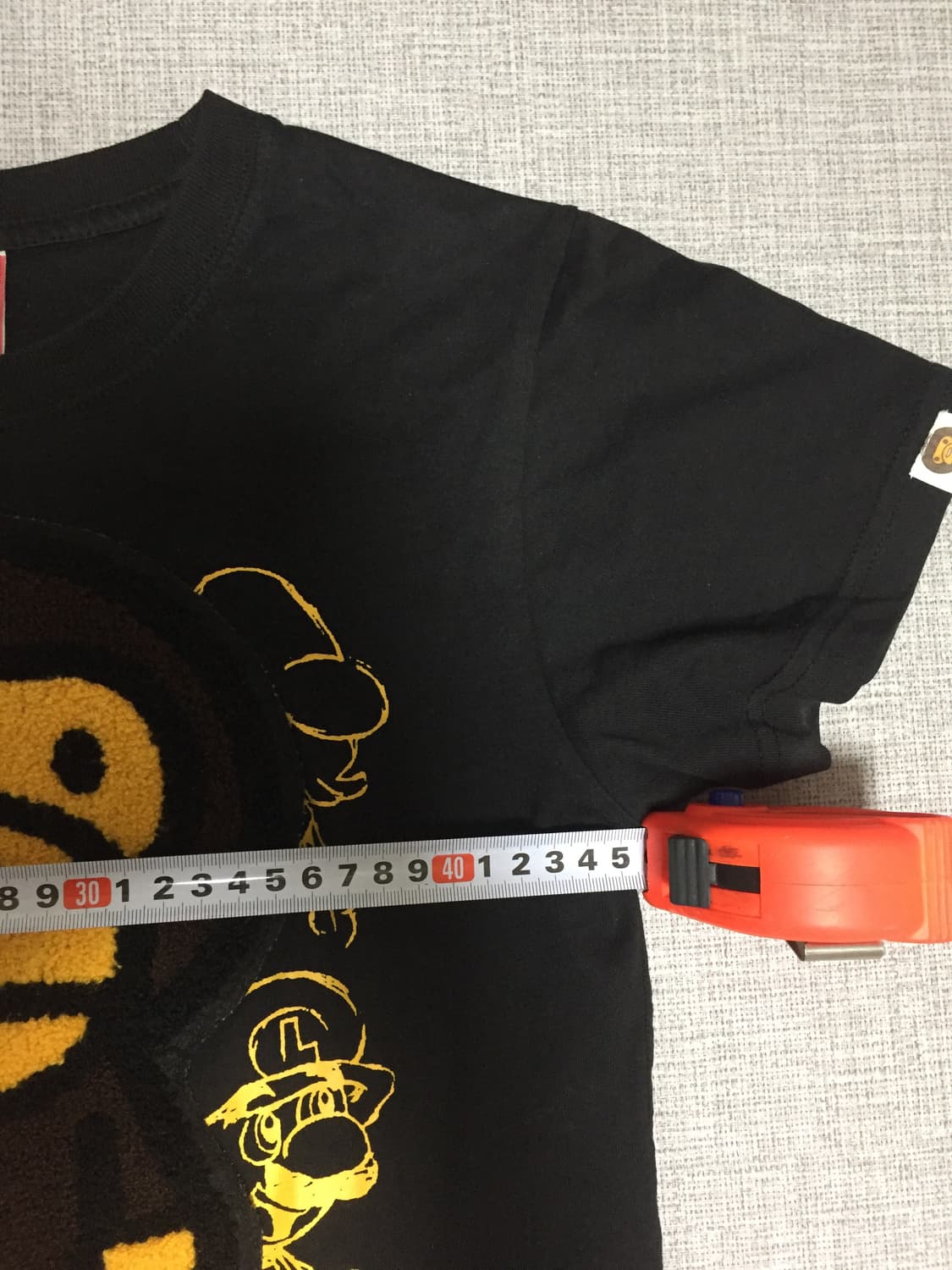 Bape 베이프 핀터깔y2k 딱붙핏 마일로 반팔티셔츠 상품이미지3