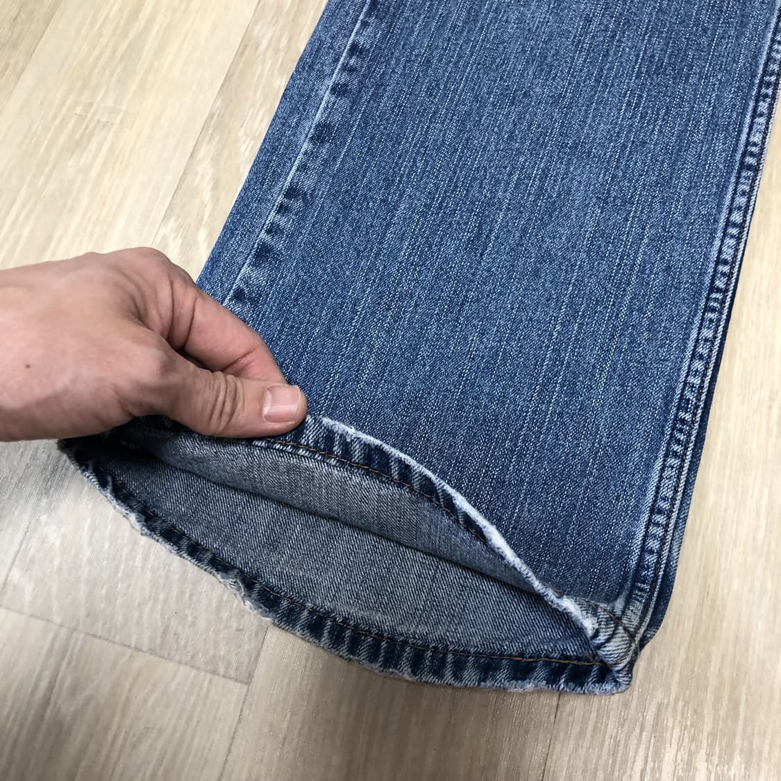 (30) 리바이스 Levi's 505 중청 워시드 레귤러핏 데님 상품이미지3