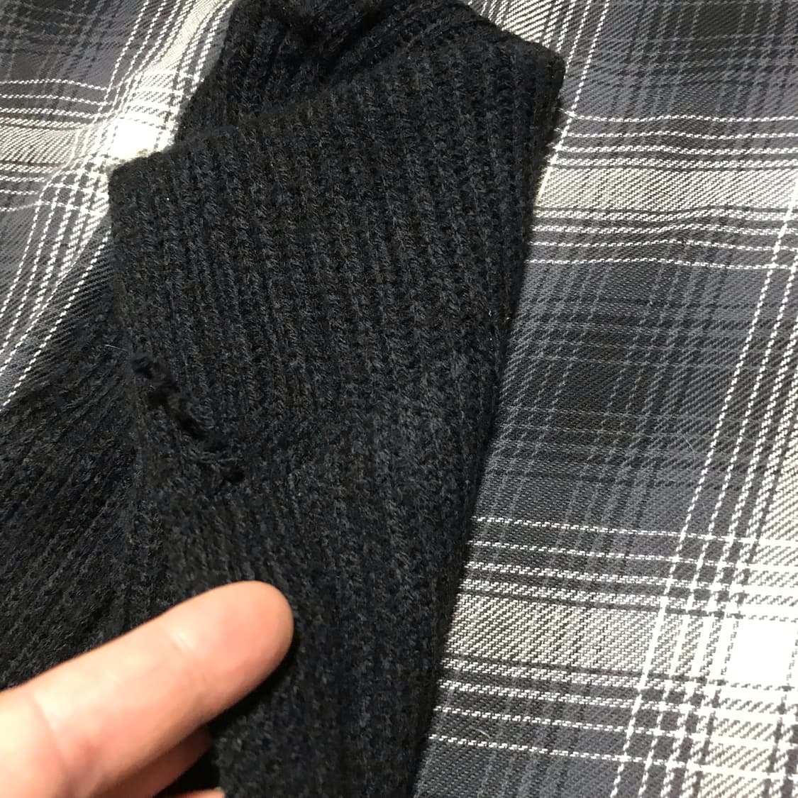 재팬 Russ k 아크릴 머플러 블랙 상품이미지4