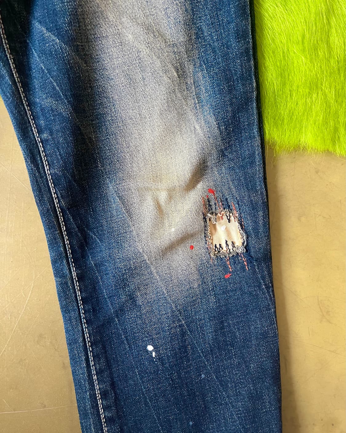 Jpn Vintage Double Layered Denim Jeans 상품이미지10