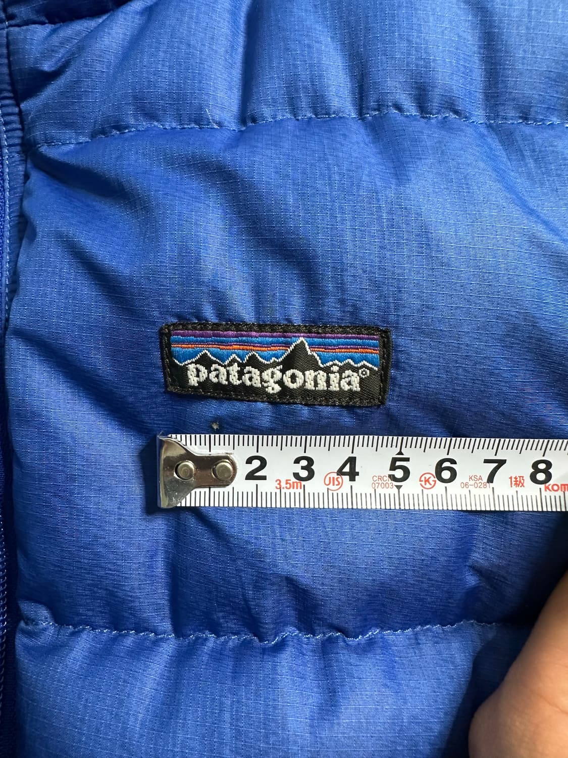 파타고니아 02's 패커블 패딩 블루  상품이미지10