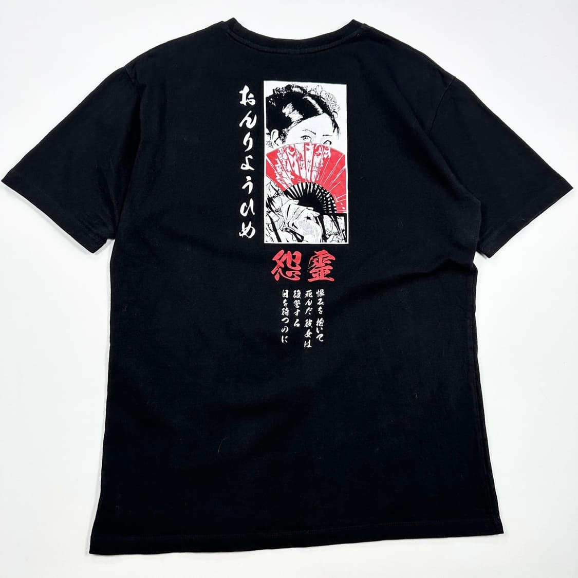 VTG 빈티지 프린팅 블랙 반팔 티셔츠 (XXL) 상품이미지3