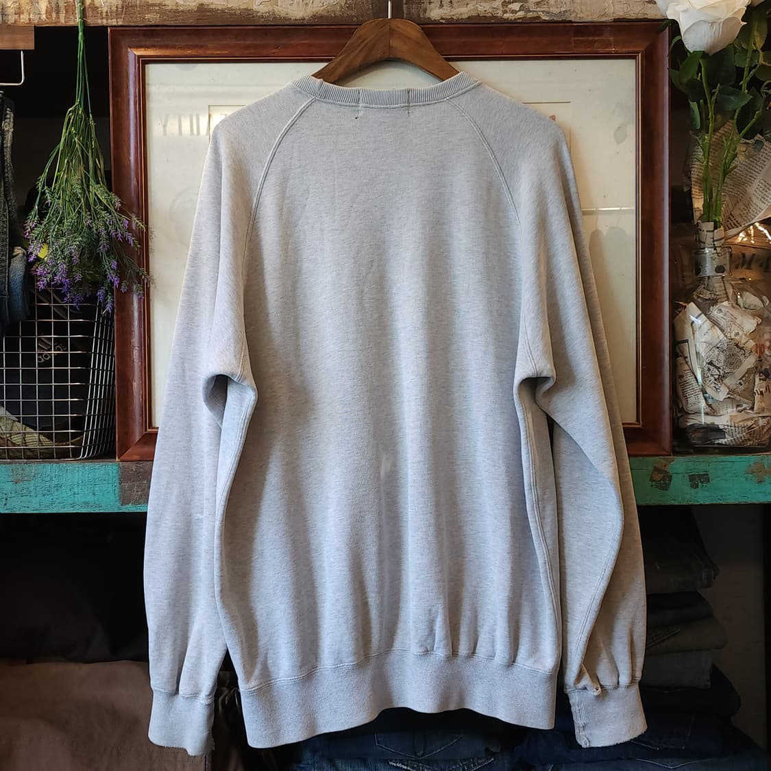 90s 폴로 컨트리 포켓 스웻셔츠 라이트 그레이 M 상품이미지2