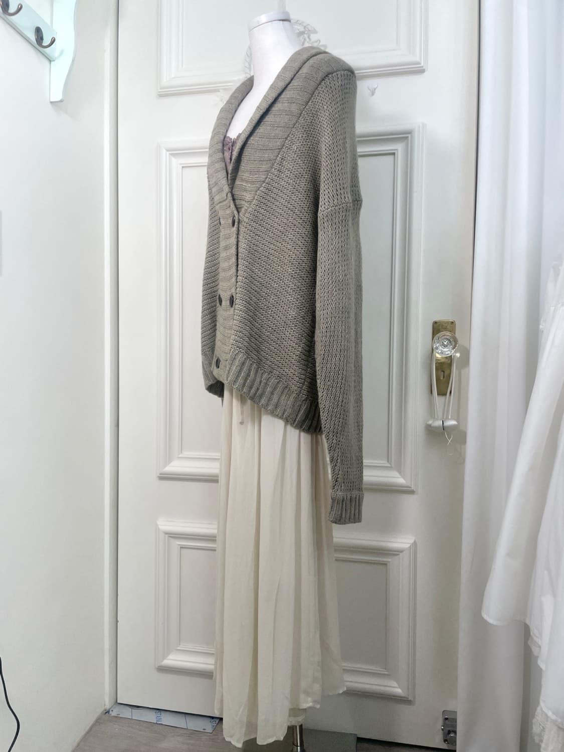 JILL STUART ivory lace-up banding long s 상품이미지8