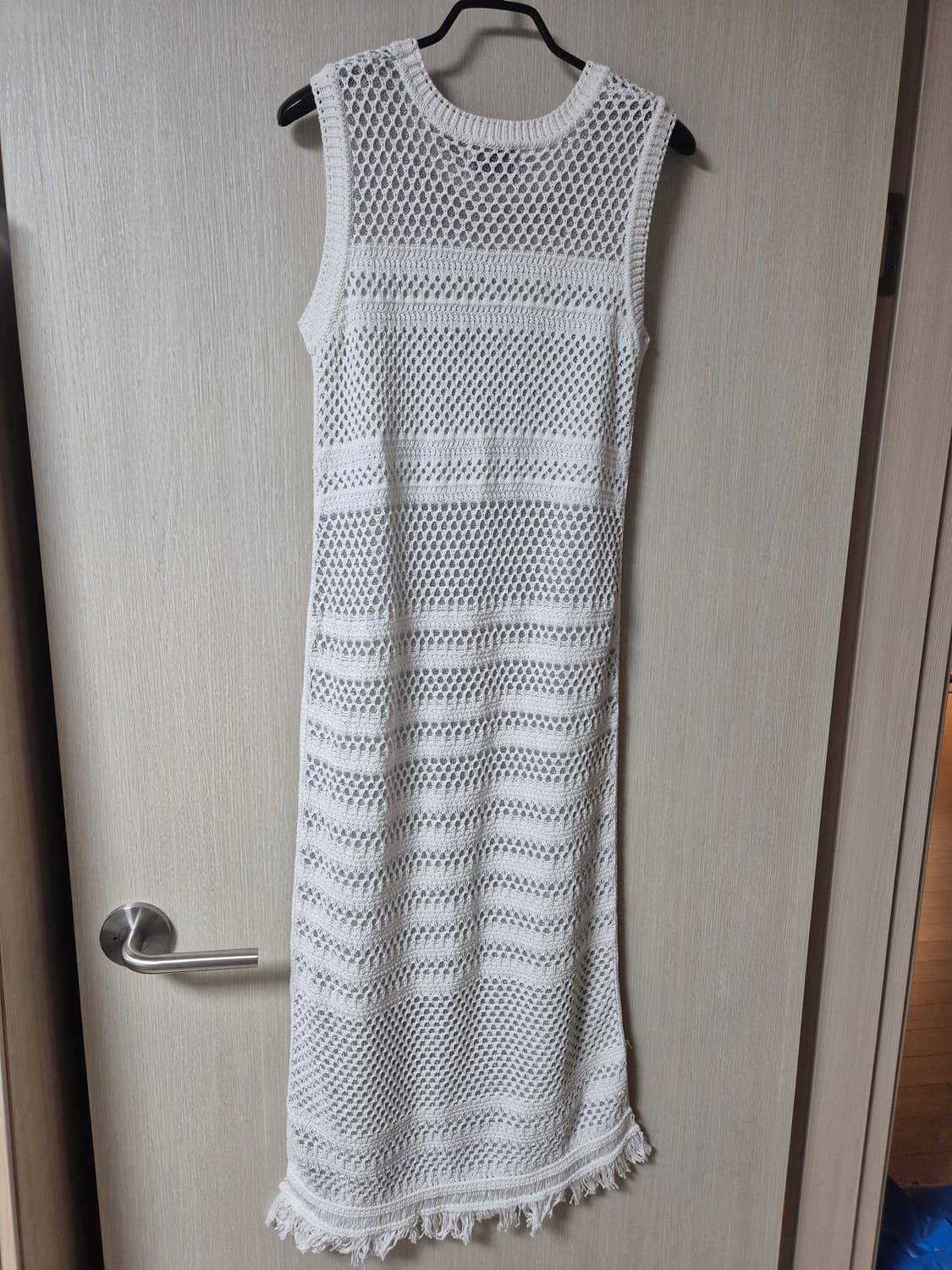 (23년) 타임 TIME  니트원피드 펀칭 민소매드레스  상품이미지2