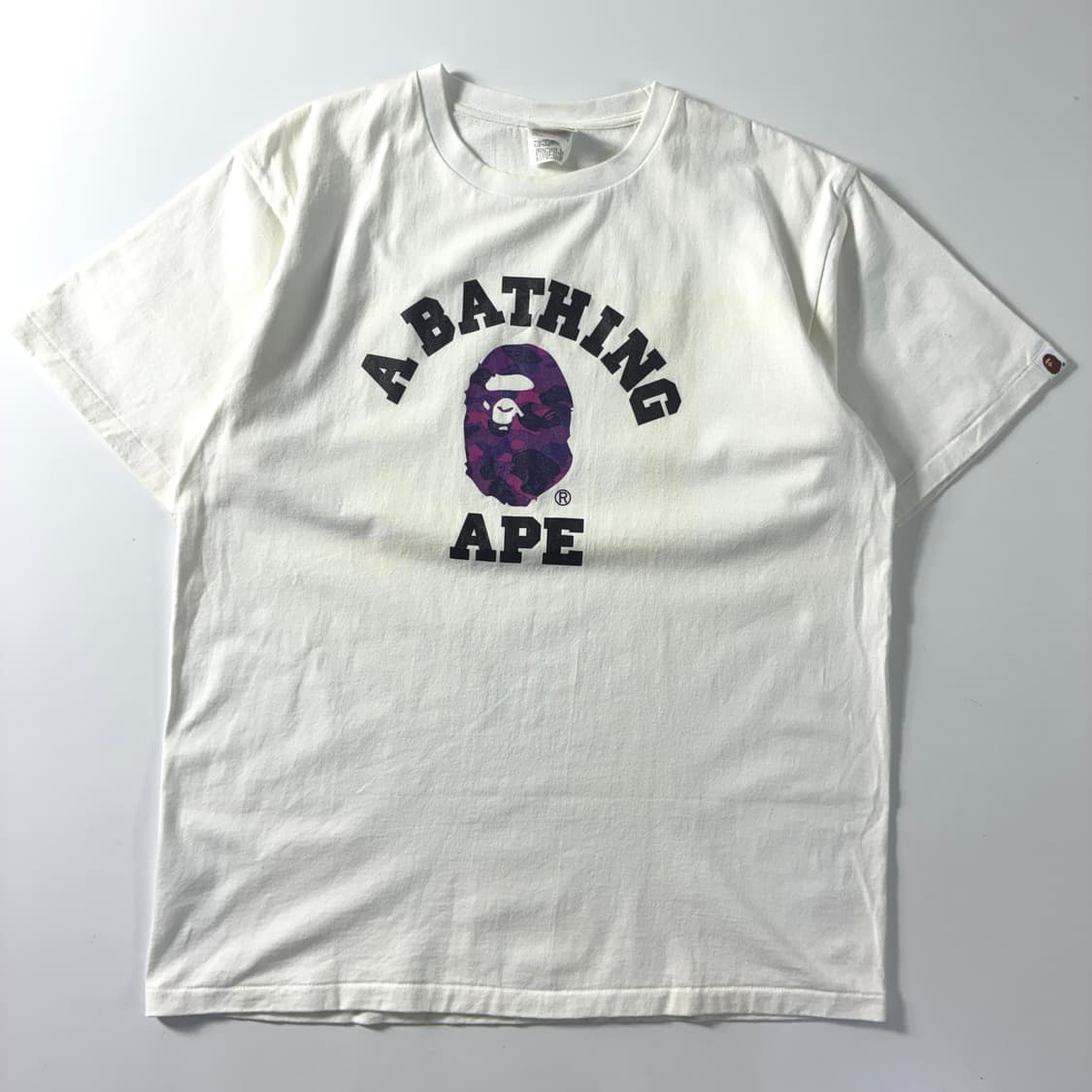 Bape  베이프 시티 카모 컬리지 화이트 반팔 티셔츠  상품이미지2
