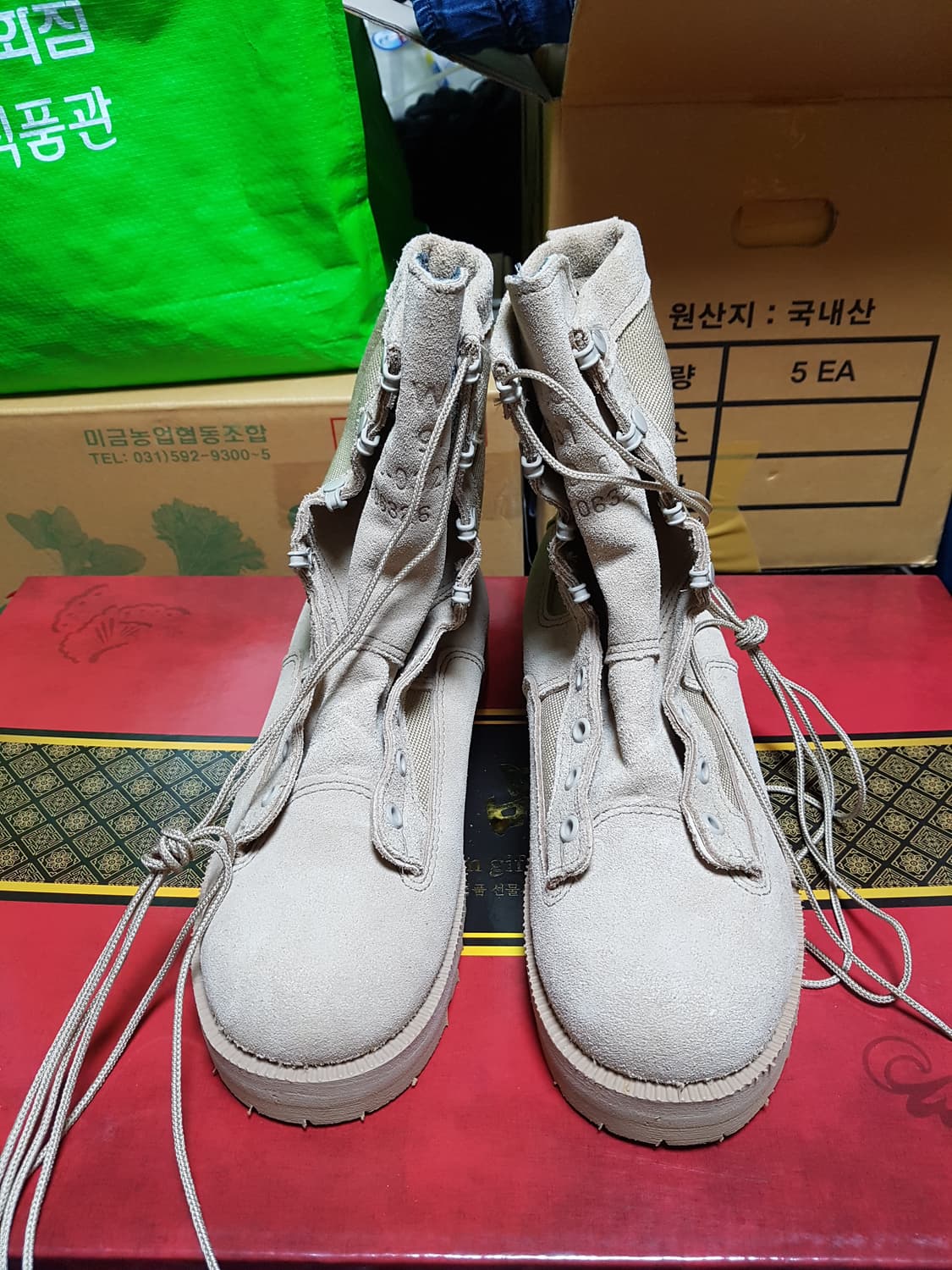 웰코 사막화 전투화 군화 부츠 7.5W 판매 상품이미지2