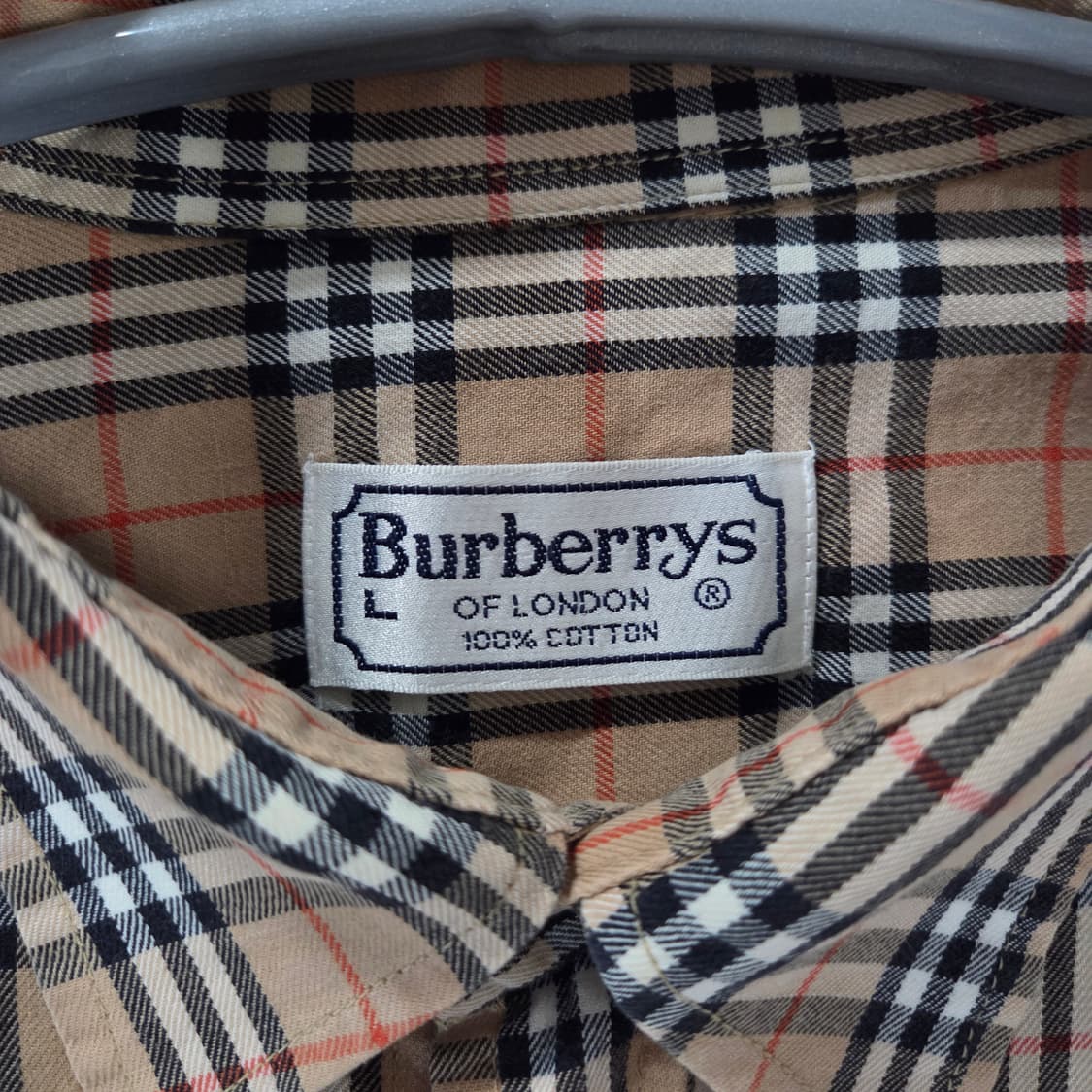 버버리 노바 체크셔츠 L  상품이미지4