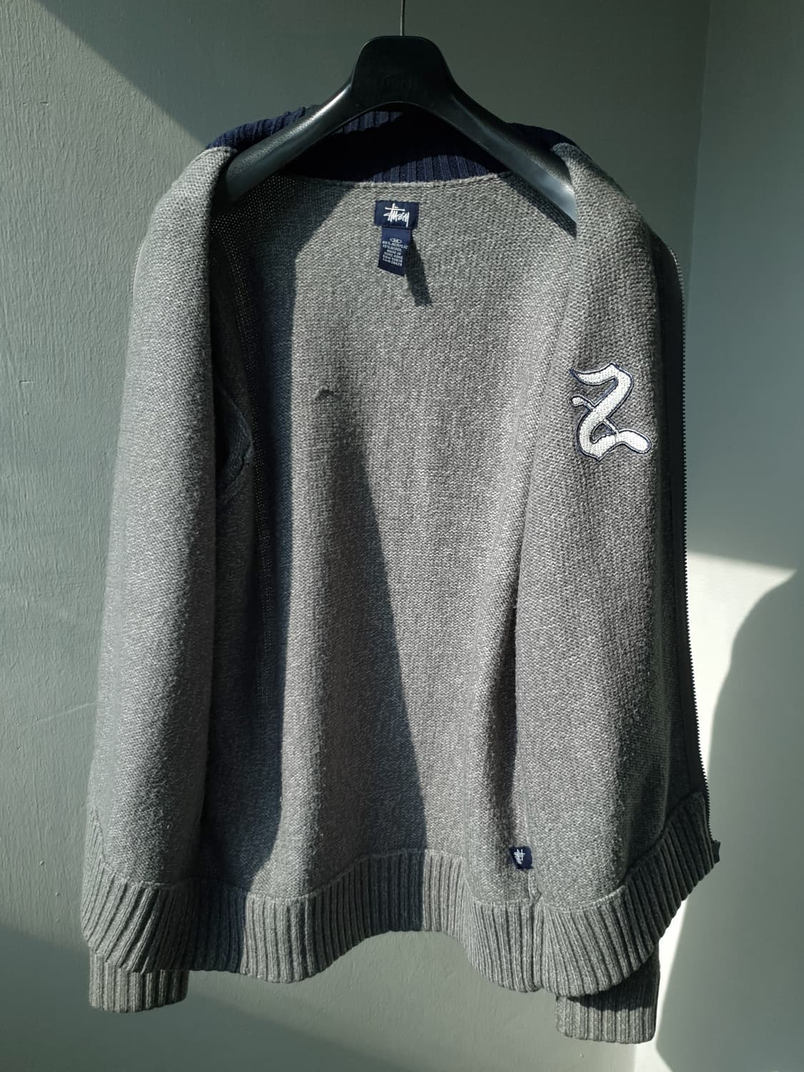90s, 00s STUSSY driver knit zipup 상품이미지9