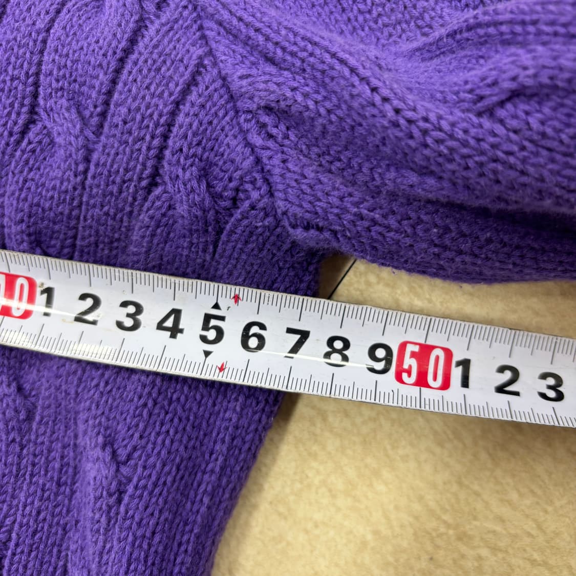 폴로 랄프로렌 케이블 퍼플 포니 니트 상품이미지5