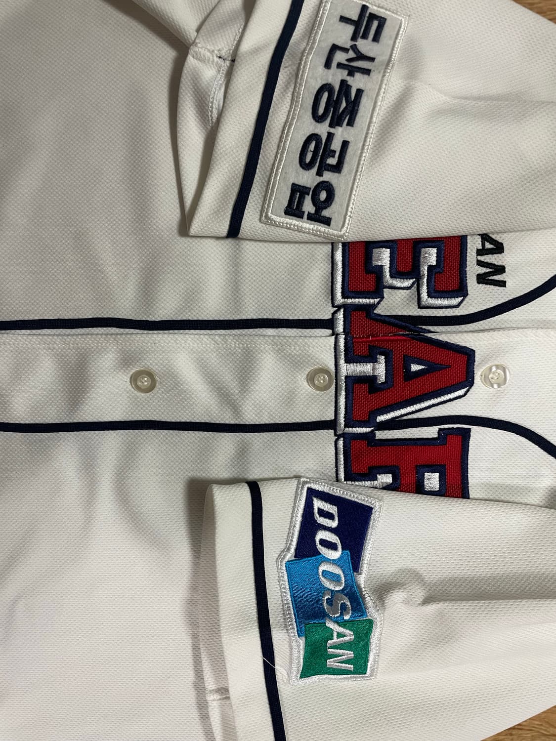 두산베어스 유니폼 야구 반팔 105 유니폼 상품이미지4