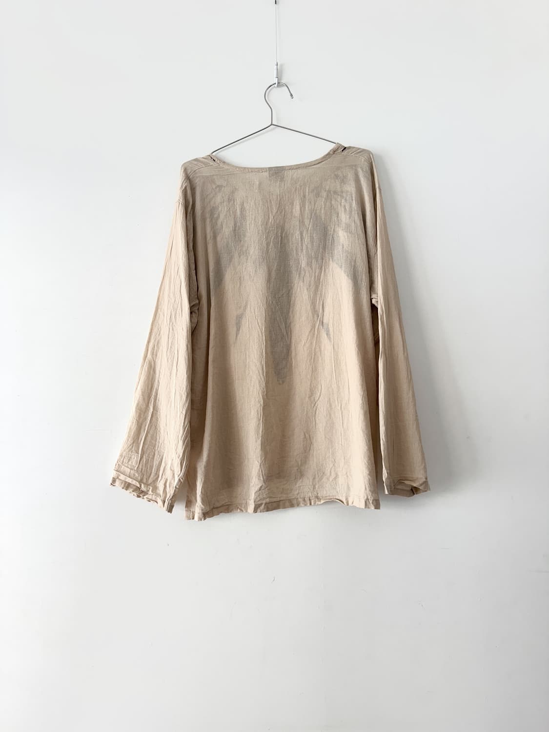 Oriental leaf summer top / beige 상품이미지3
