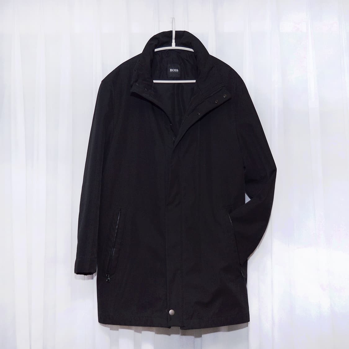 휴고 보스 블랙 하드쉘 레인 코트 자켓 (48 / 100) 상품이미지1