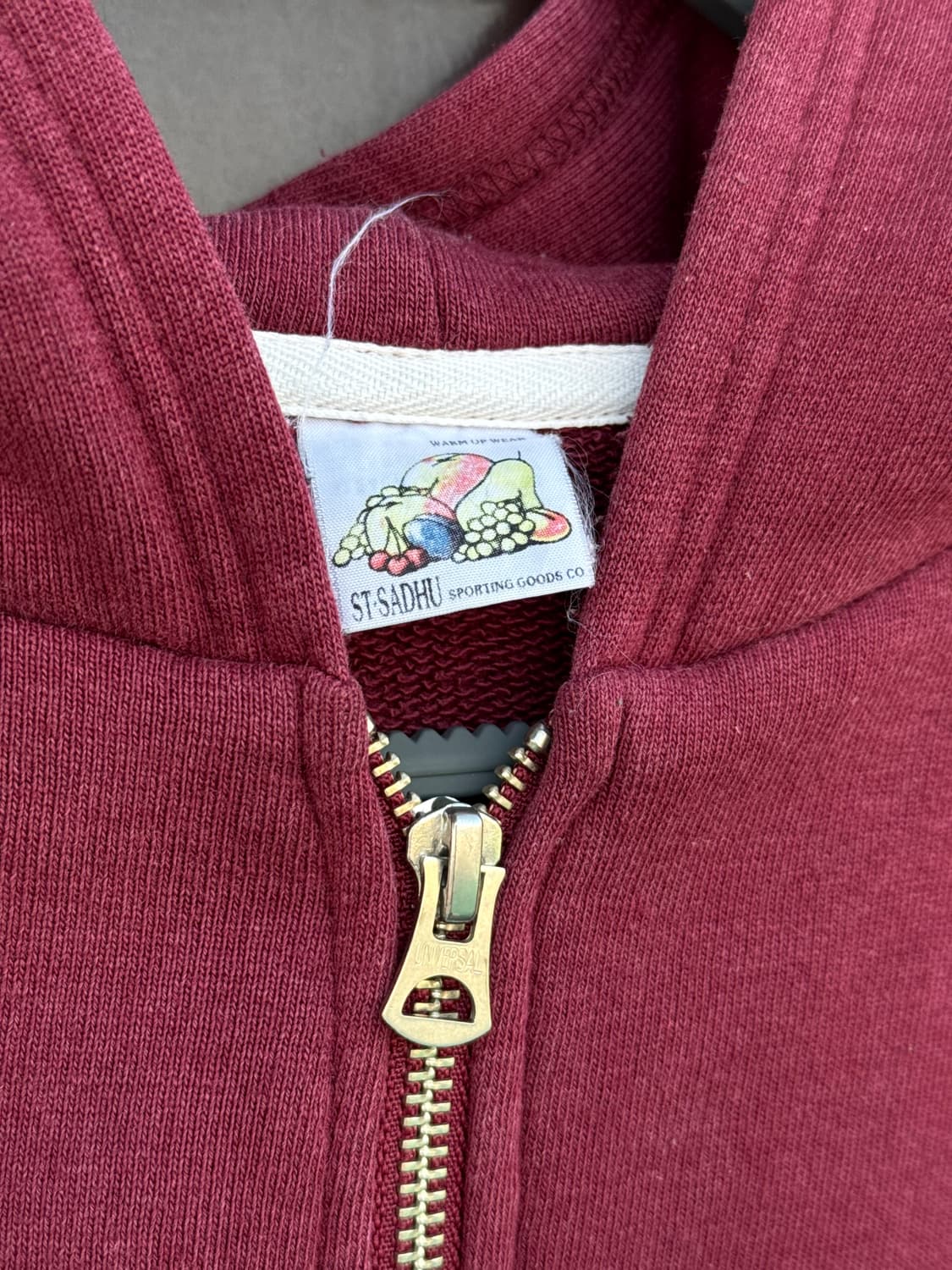 ST SADHU 후드집업 버건디 상품이미지2