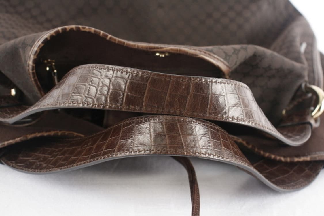 CELINE 다크브라운 패브릭 숄더백 상품이미지7