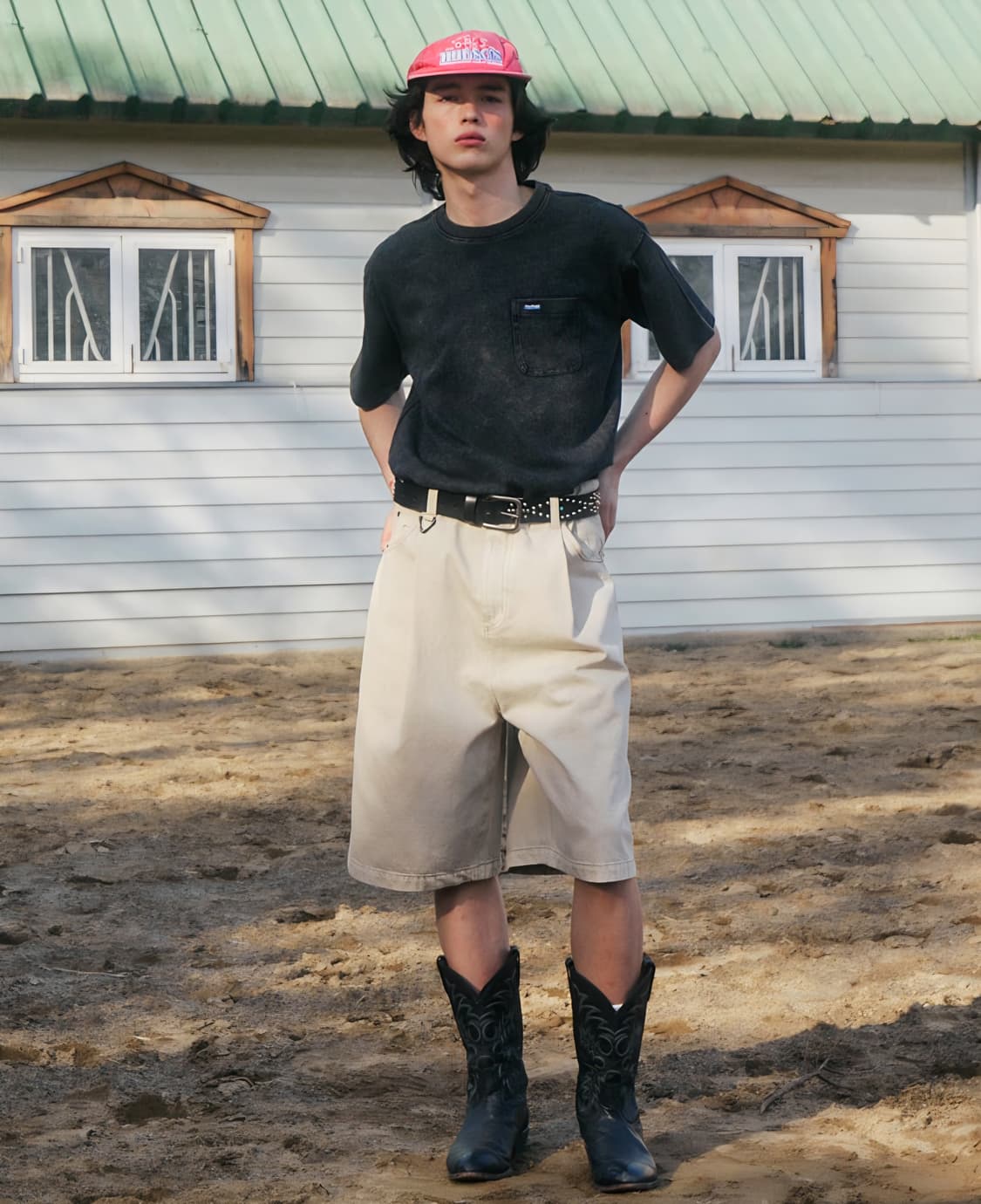 펜필드 파이오니어 셀비지 버뮤다 팬츠 L  상품이미지1