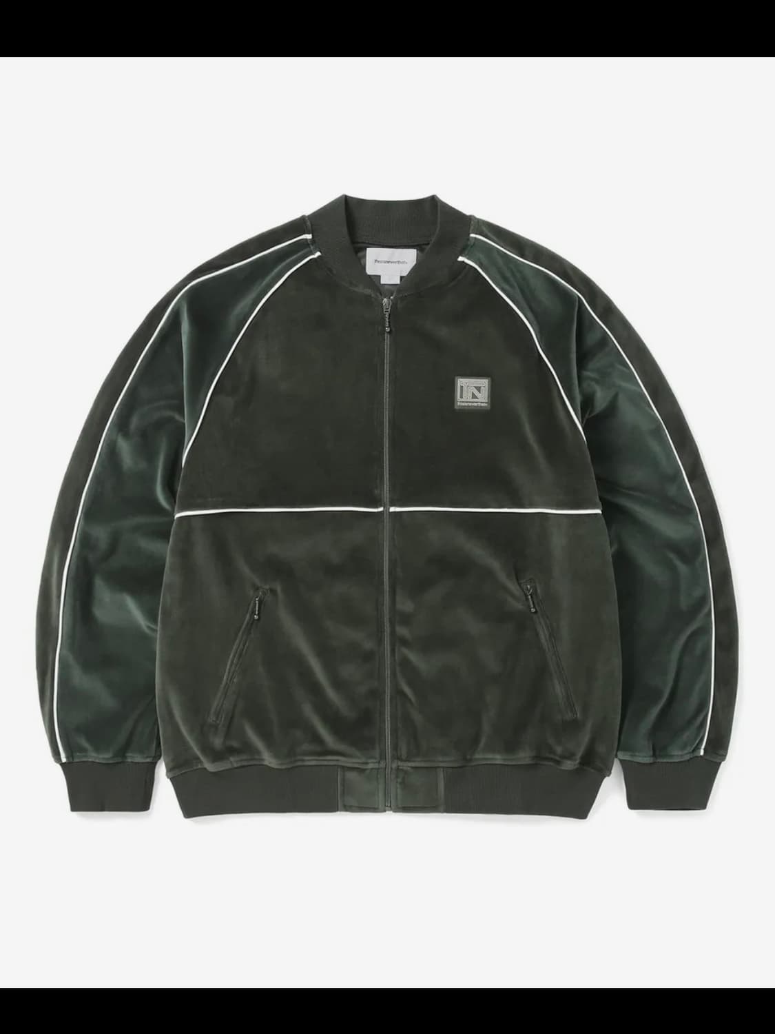 디스이즈네버댓 트랙 벨벳 자켓 그린 Velour Track Jacket 상품이미지2