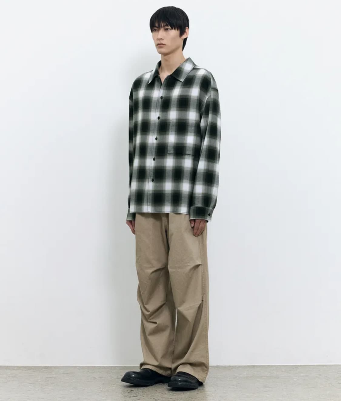 빈티지 프린트 밀리터리 팬츠 SAND BEIGE 상품이미지2