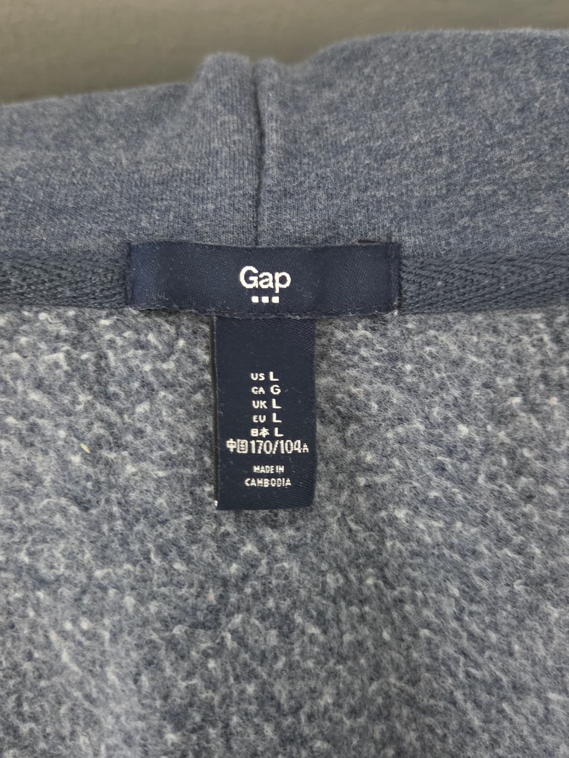 [GAP] 빈티지 성조기 아치 로고 후드집업 | 00127 상품이미지3