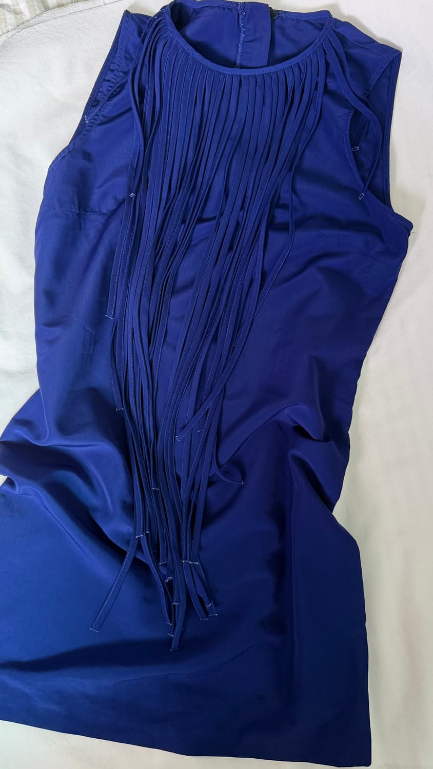 Blue fringe dress 상품이미지6
