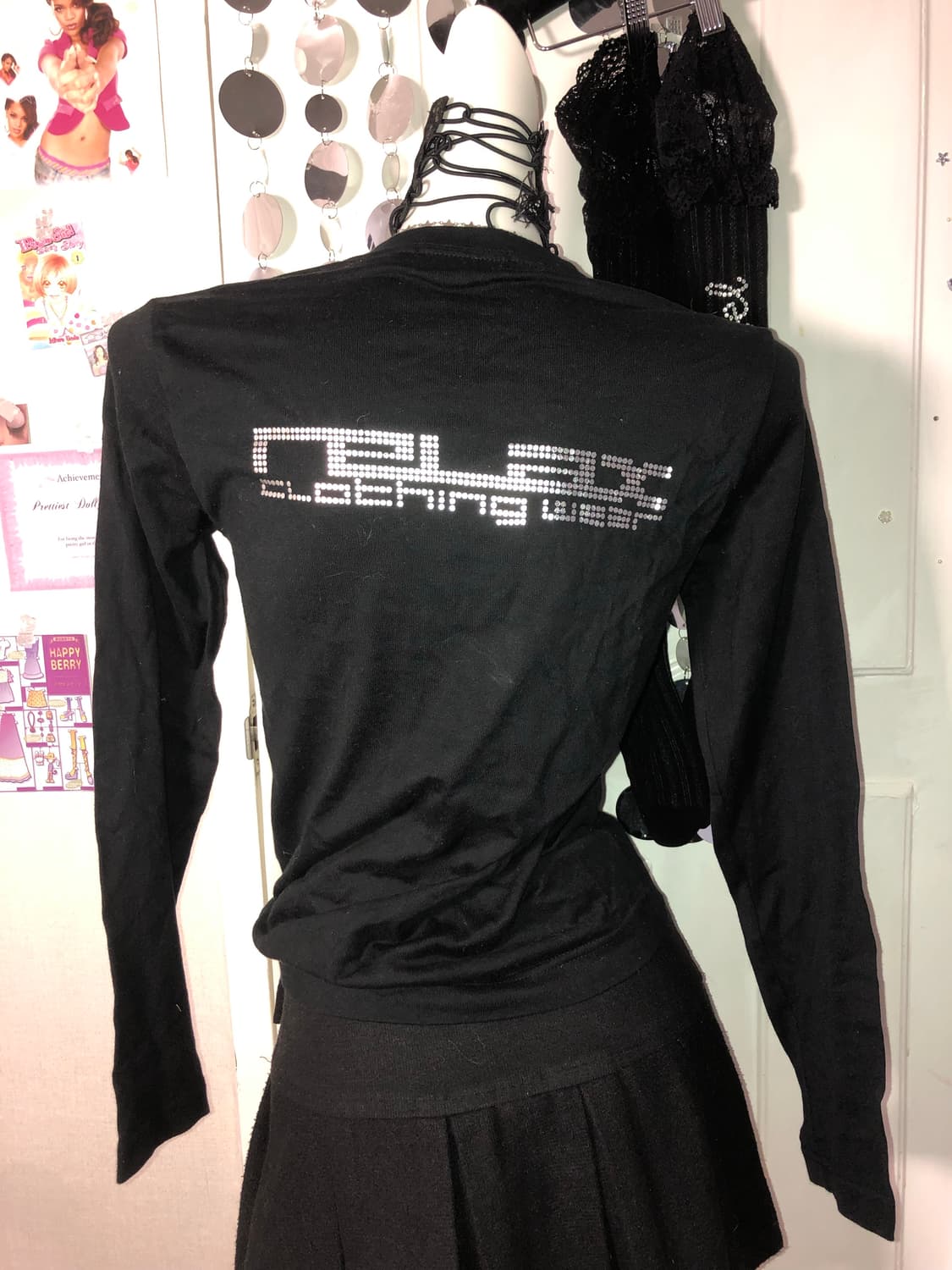 metal lettering black top 상품이미지3