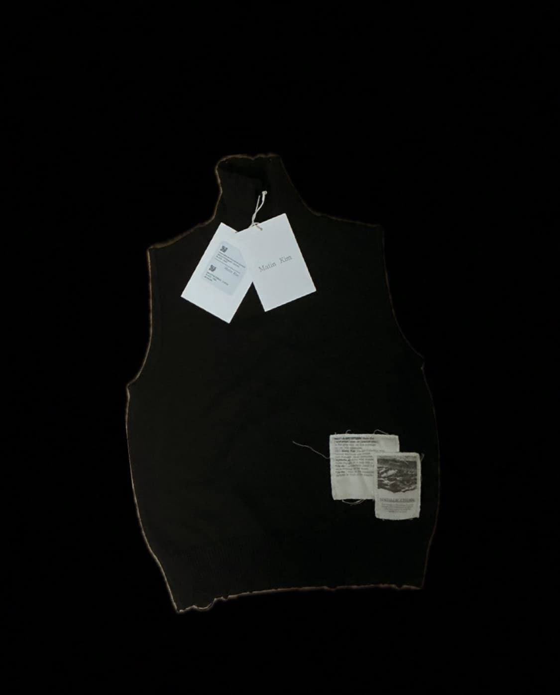 [Matin Kim Wool Sleeveless Knit Vest 상품이미지1