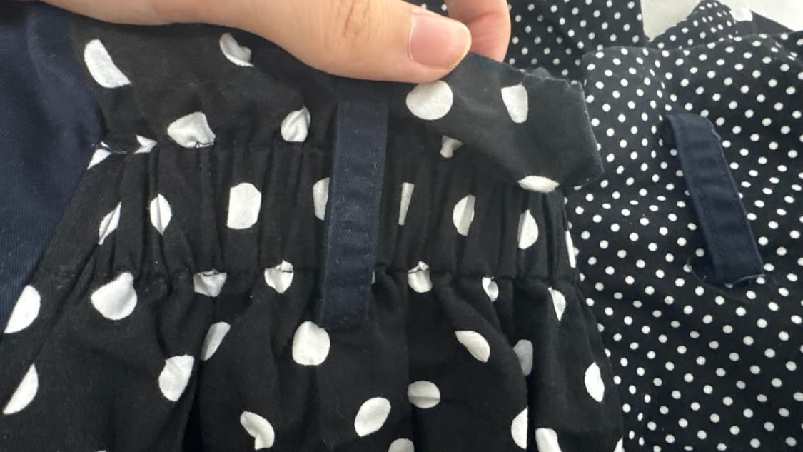 Mysty woman 도트 밴딩 롱 스커트 상품이미지6