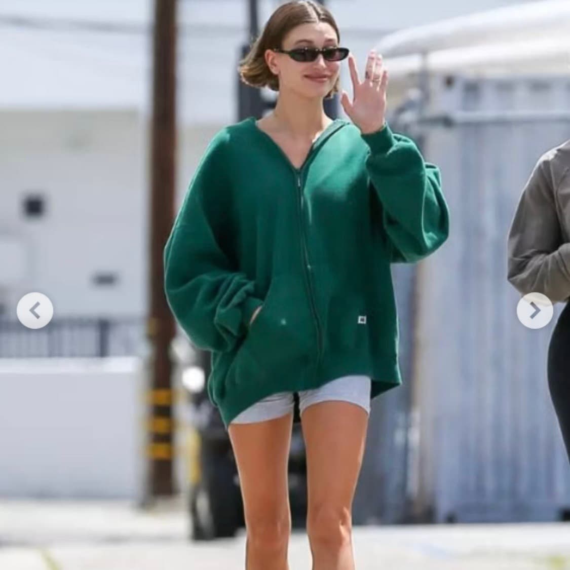 [XL] 90s USA 빈티지 러셀 후드집업 그린 상품이미지4