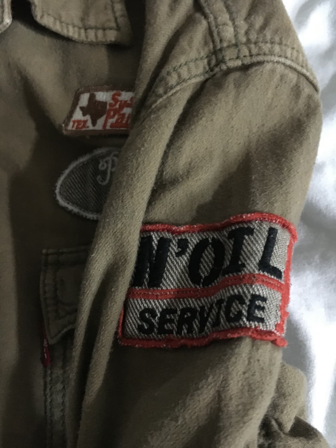 리바이스 카키 코튼 셔츠 상품이미지3