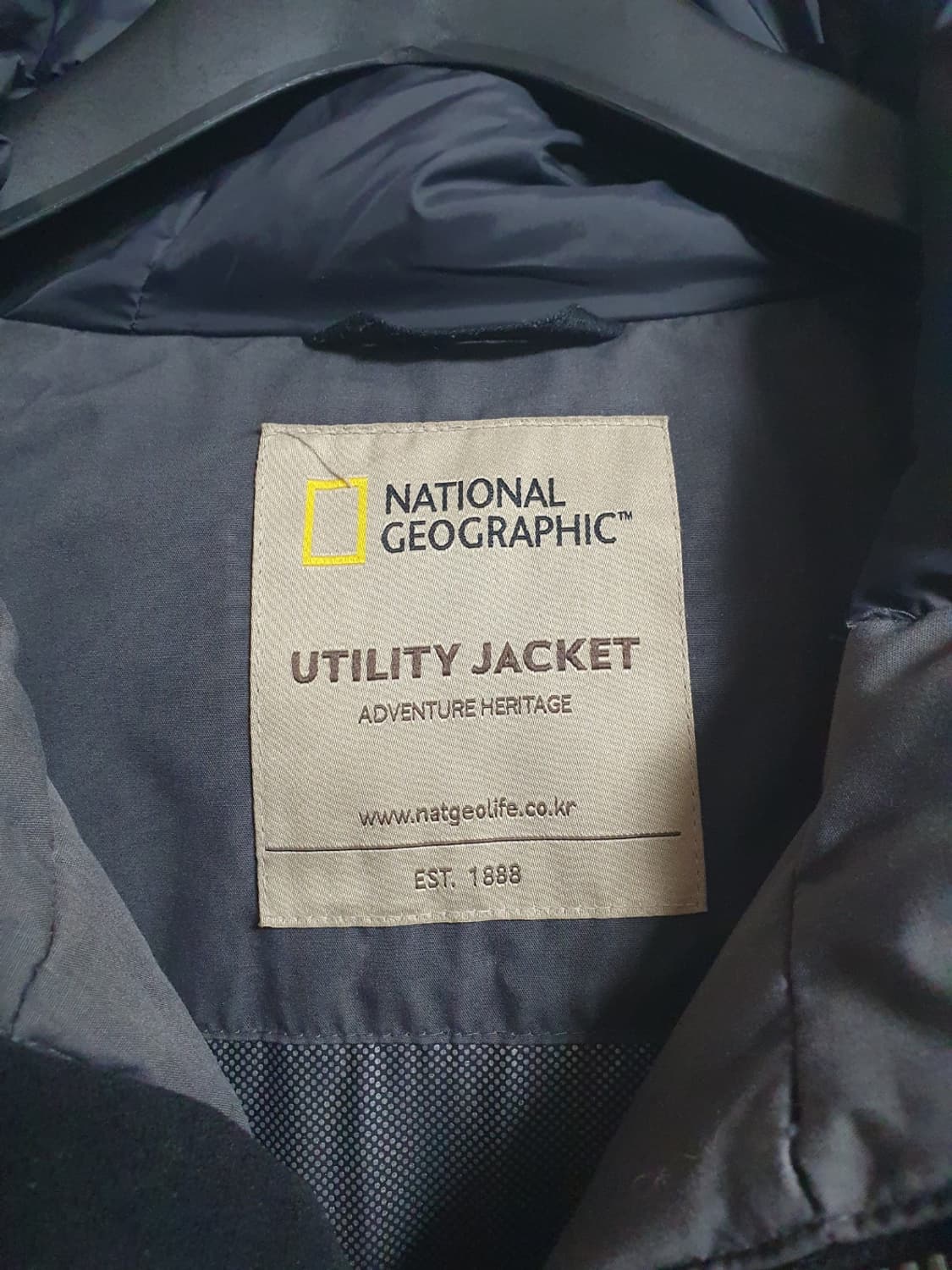 택포가 내셔널지오그래픽 패딩 블루 웨일 구스다운패딩 차콜그레이 100 상품이미지8