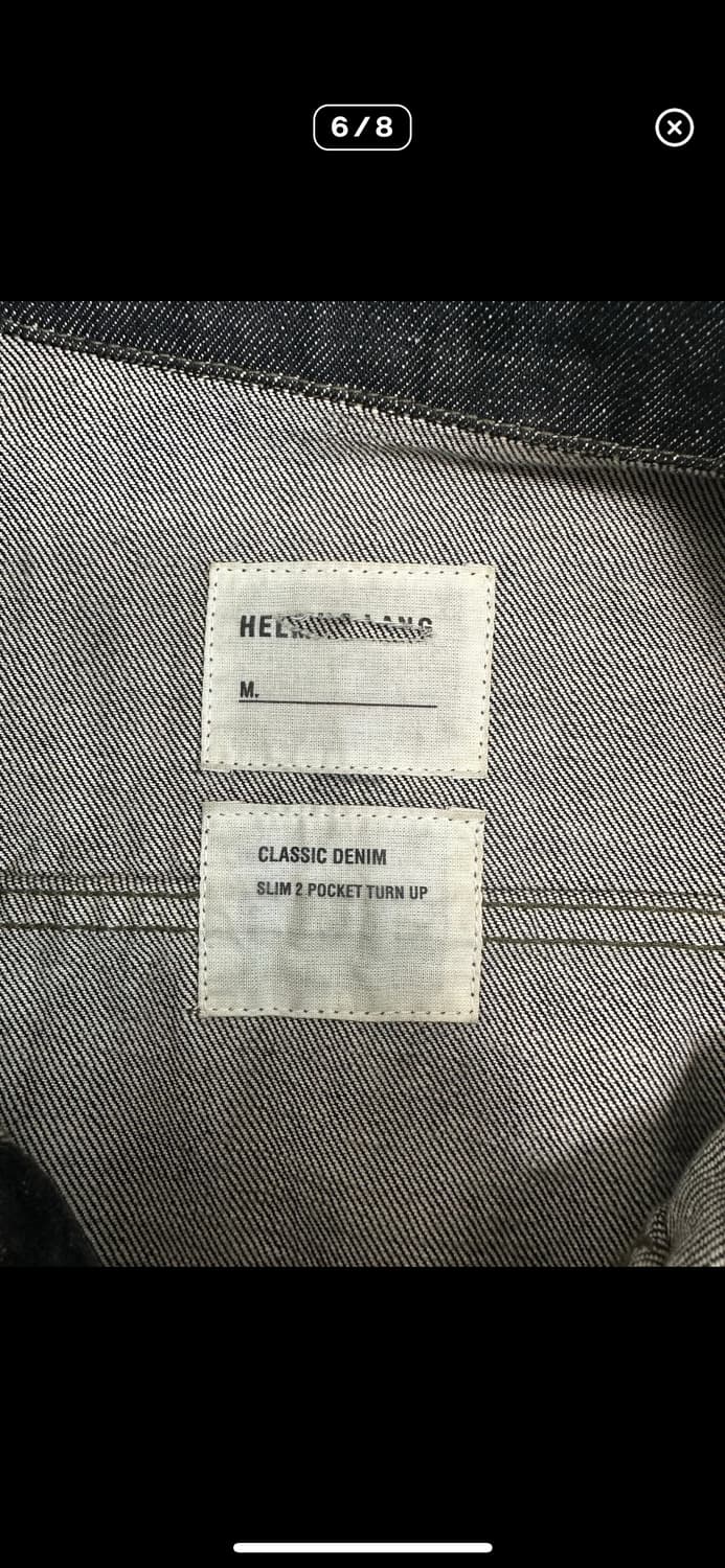 Helmut Lang 2002 Raw Denim Jack 상품이미지6