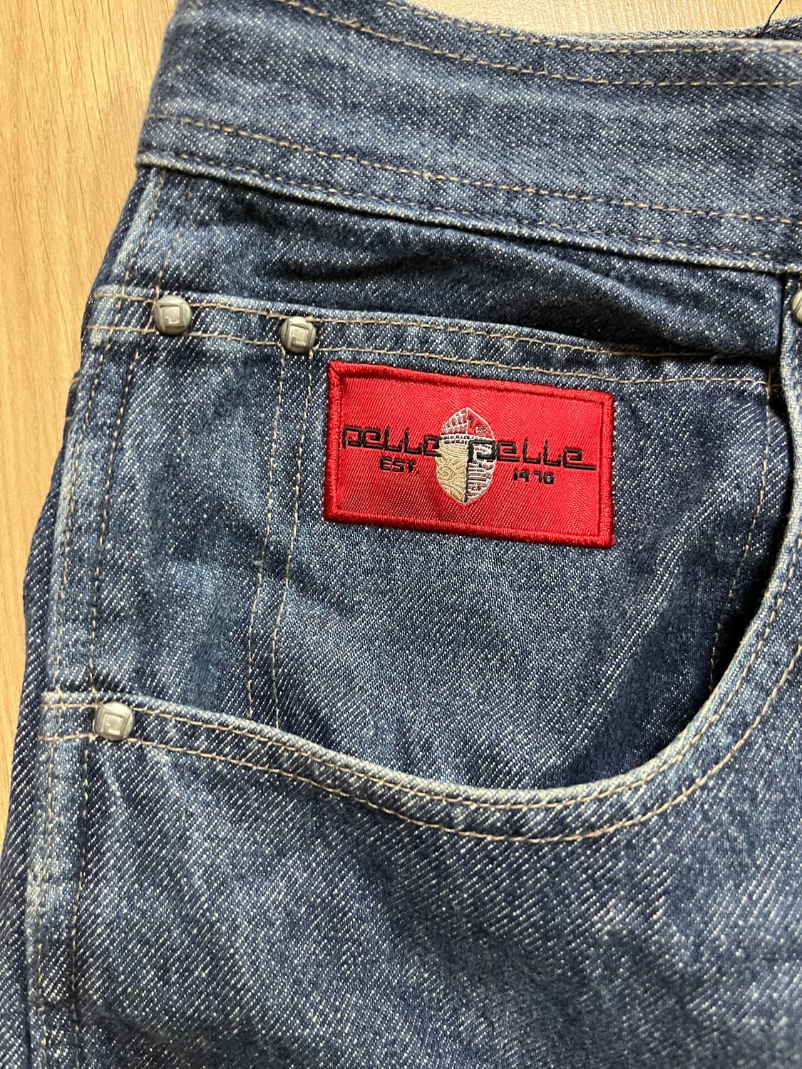 Pelle Pelle  레트로 데님 팬츠 청바지 상품이미지4