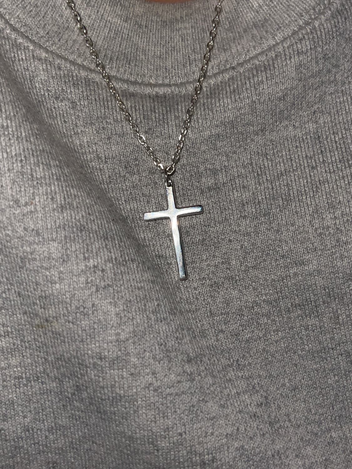 2.0 크로스 팬던트 목걸이  상품이미지2