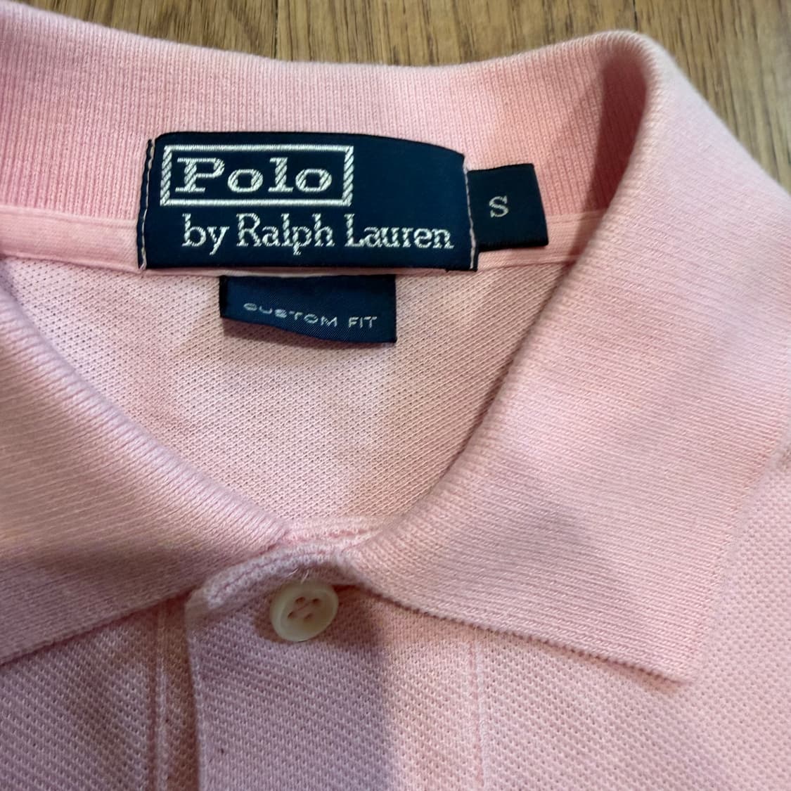 폴로 랄프로렌 핑크 메시 폴로 반팔 카라티 상품이미지2