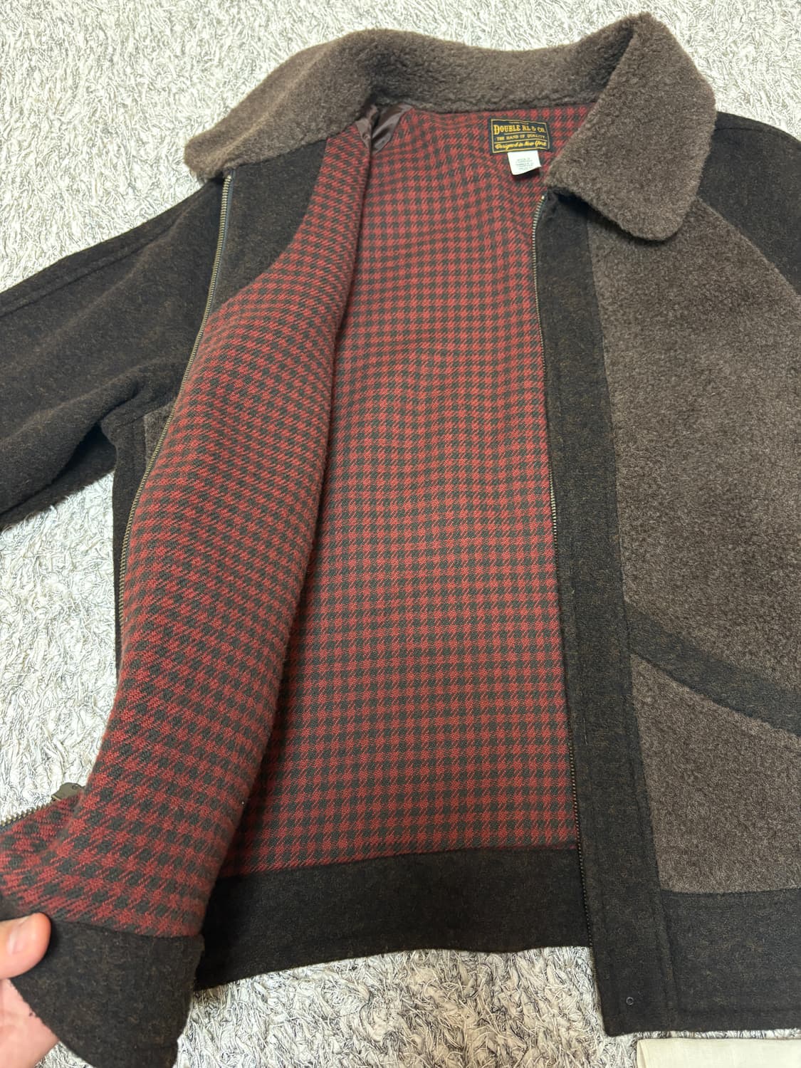 rrl 더블알엘 그리즐리 플리스 자켓 L 상품이미지3