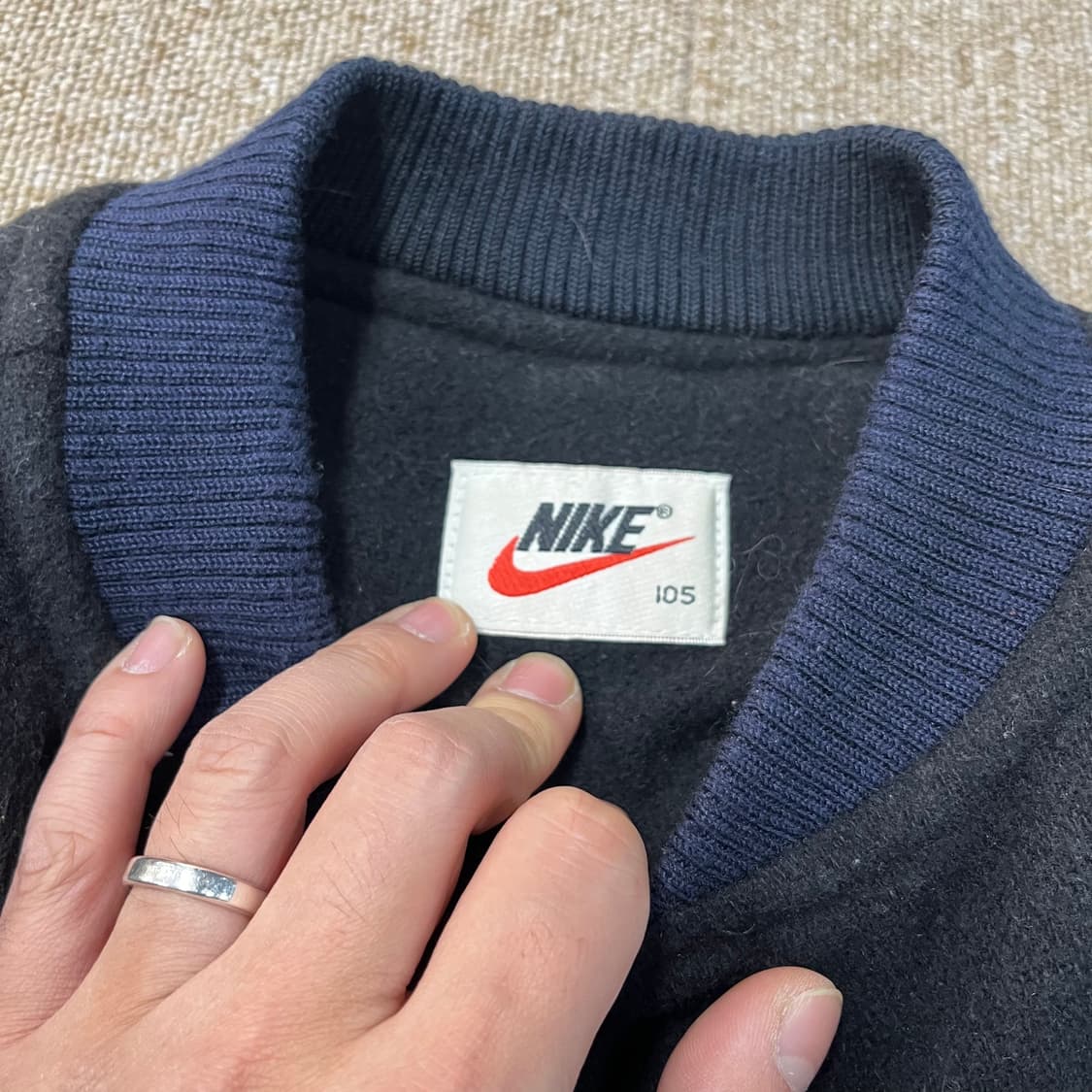 조던 바시티 가죽자켓 상품이미지5