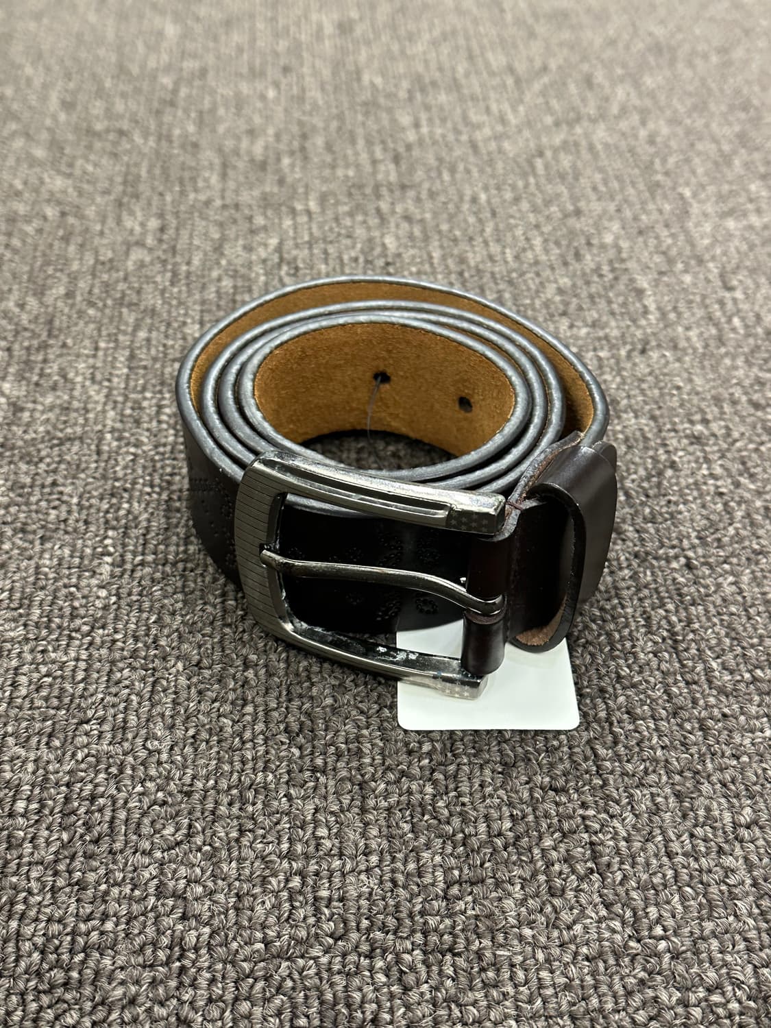 빈티지 웨스턴 펀칭 레더 벨트 상품이미지5