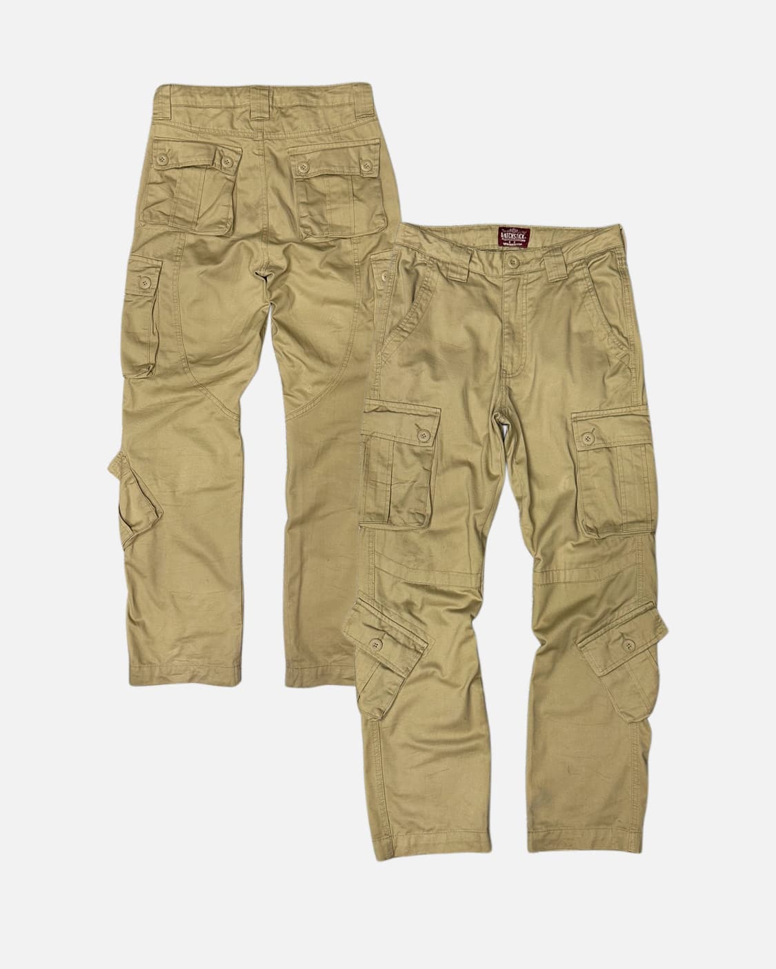 MATCHSTICK beige multi pocket cargo pant 상품이미지1