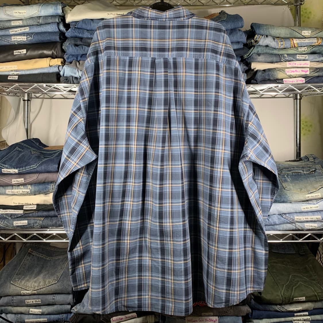 [4XL] 00's 칼하트 멀티체크 워크셔츠 상품이미지3